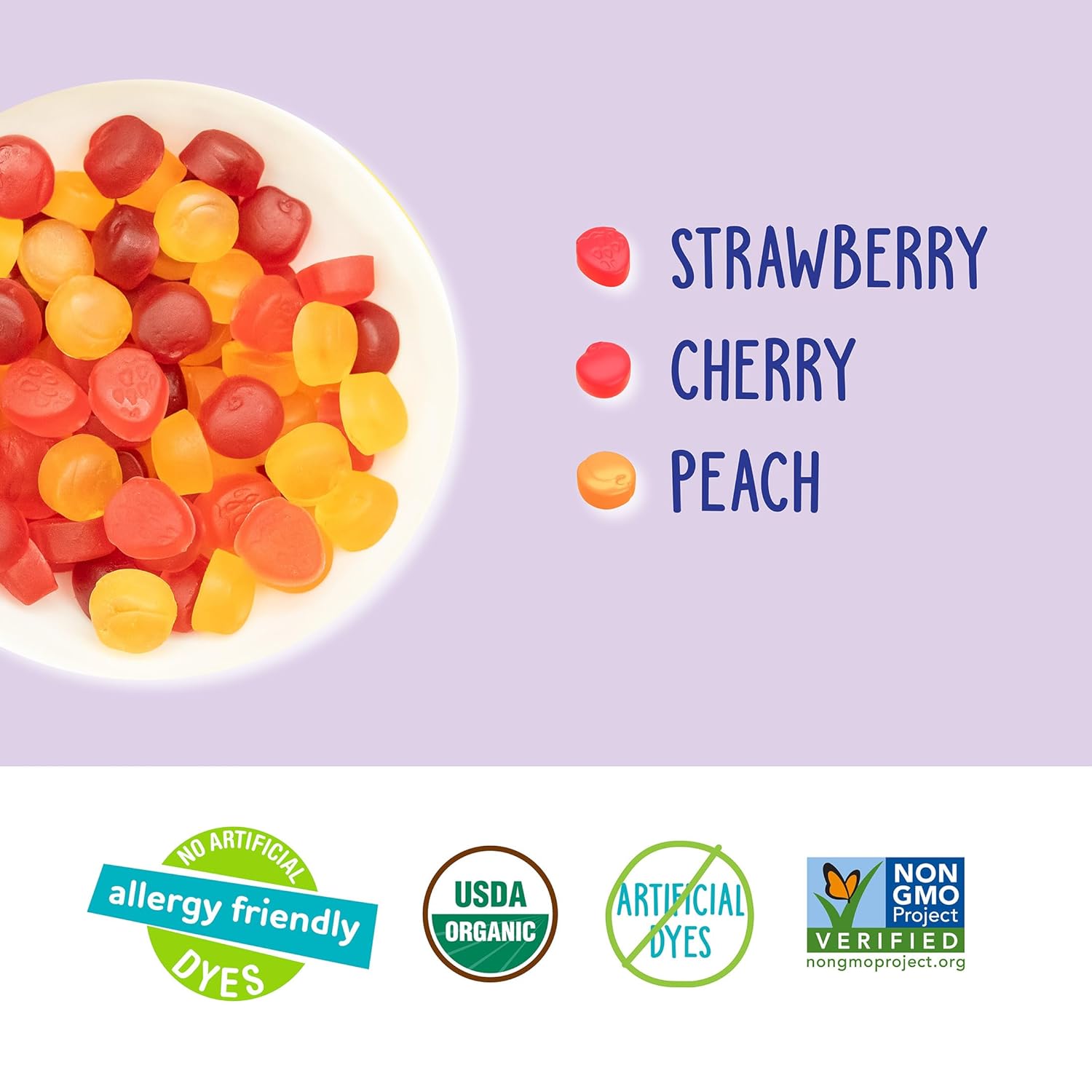 yumearth organic fruit snacks box, 0.7 ounce, pack of 10, 10 count