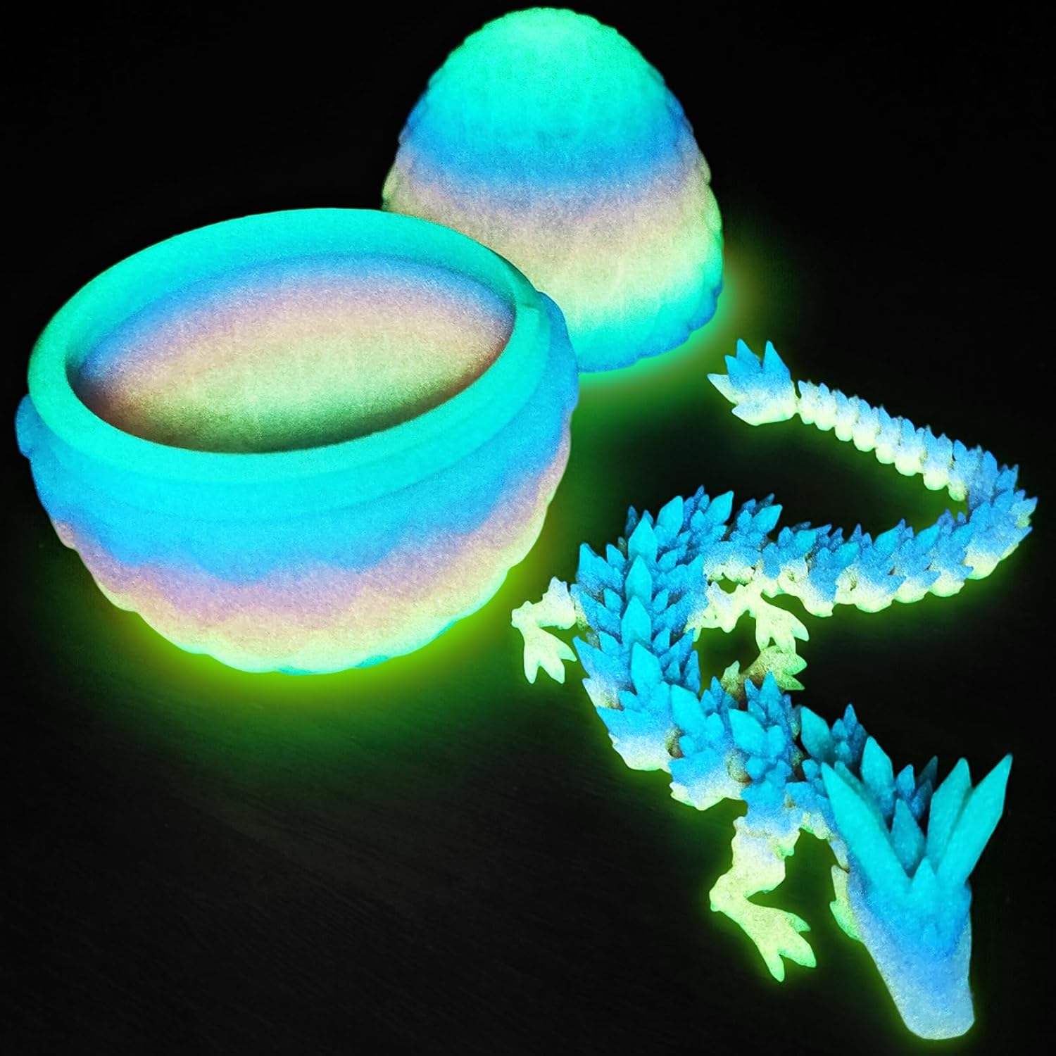 tboline 12 inch 3d printed dragon egg large easter basket stuffer for kids