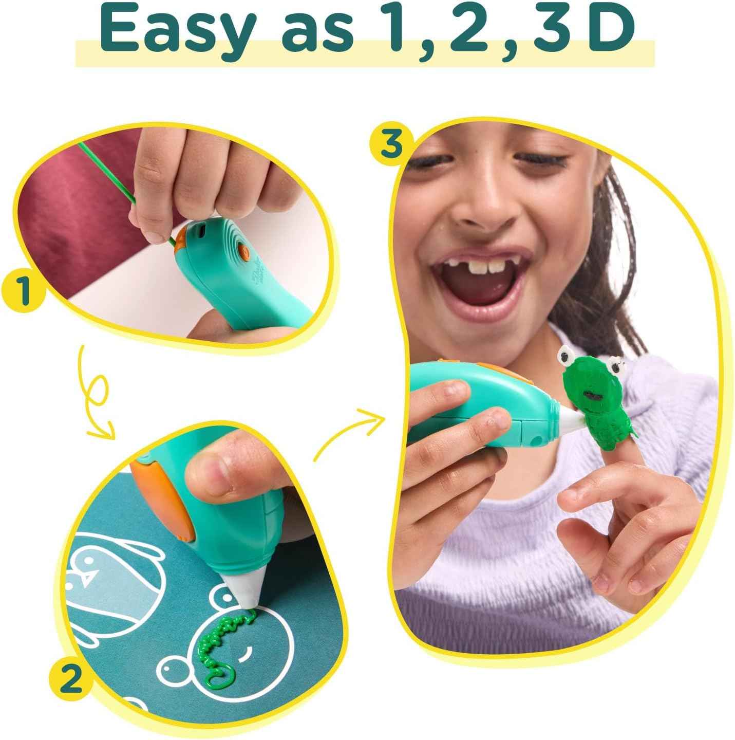 3Doodler Start+ Essentials 3D Pen for Kids | Easy to Use, Learn from Home Art Activity, Educational STEM Toy for Boys & Girls Ages 6+