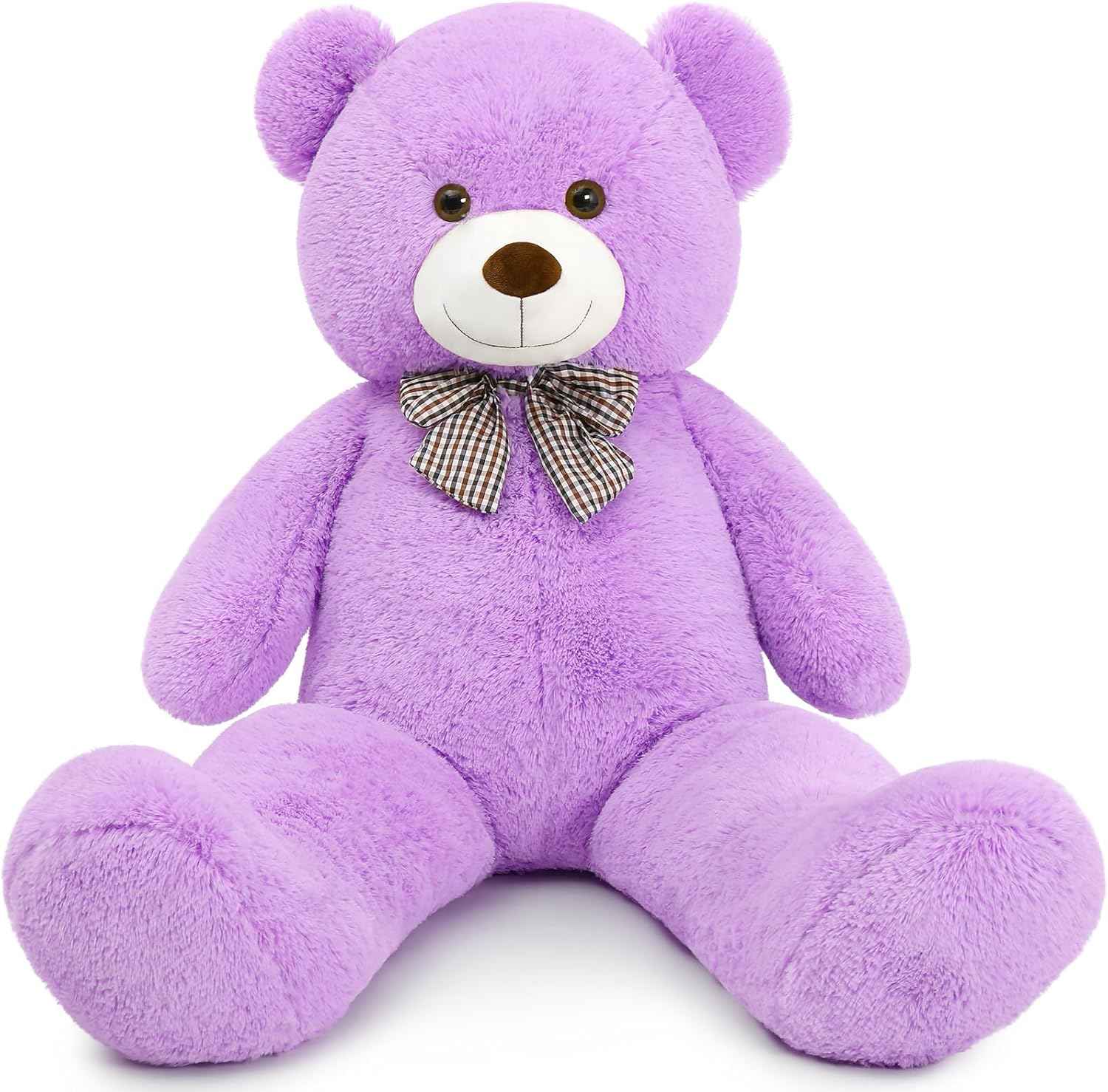 MaoGoLan Giant Teddy Bear 4 Feet,Adorable and Cuddly Big Bear Stuffed Animal 47", Classic Teddy Bear Plush Gift Decoration for Baby Shower,Party,Birthday,Valentines Day,Tan
