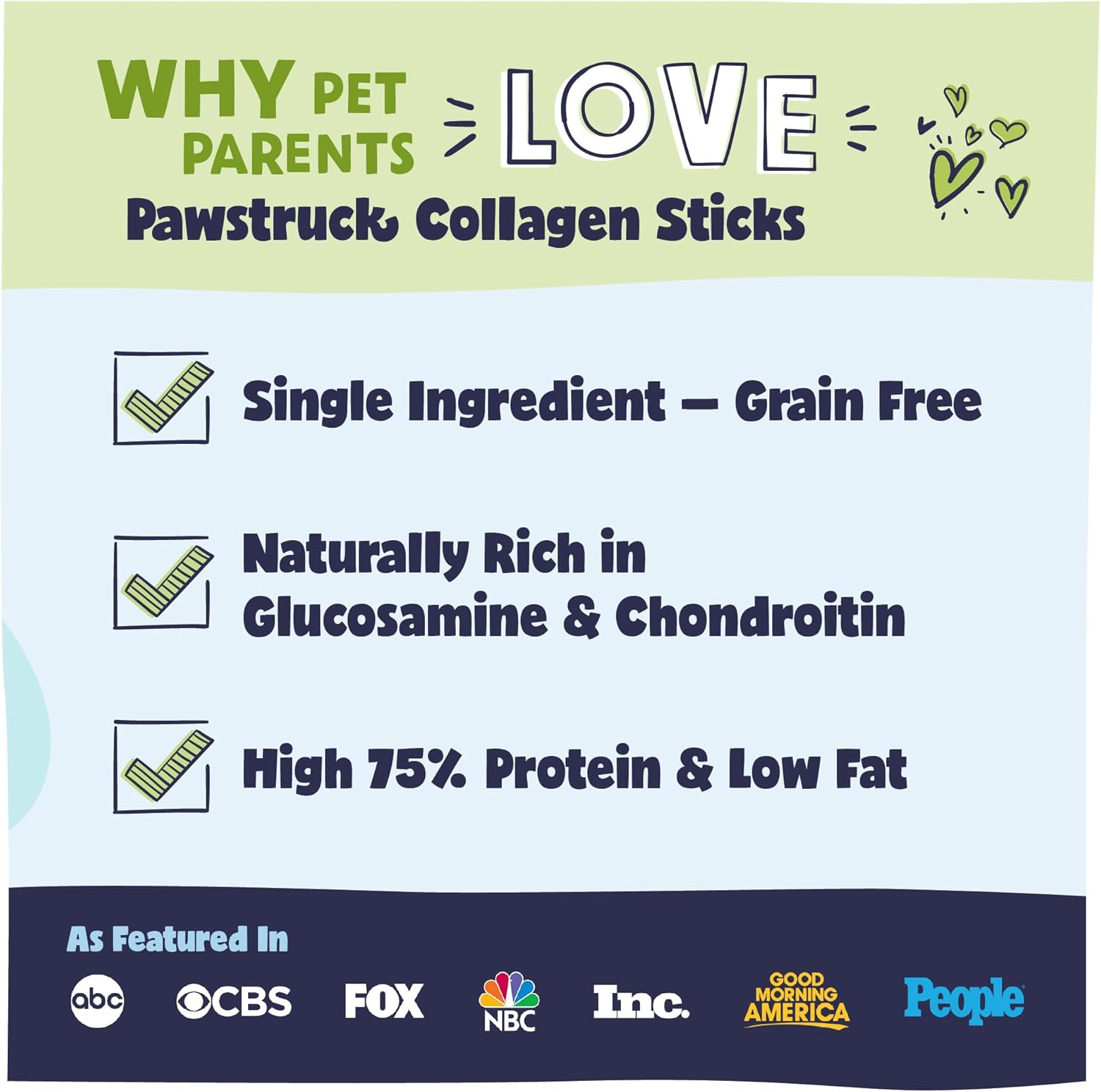Pawstruck natural large 12 inch beef collagen sticks for dogs - long lasting rawhide alternative with high protein and chondroitin - 5 pack