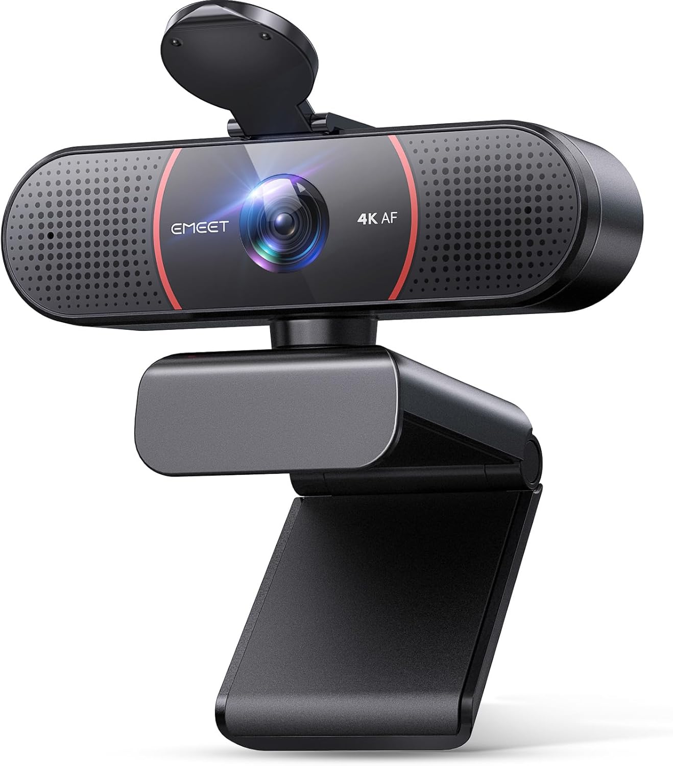 emeet c960 1080p webcam with 2 mics, 90° fov, usb type-a & a-to-c adapter, plug&play computer camera