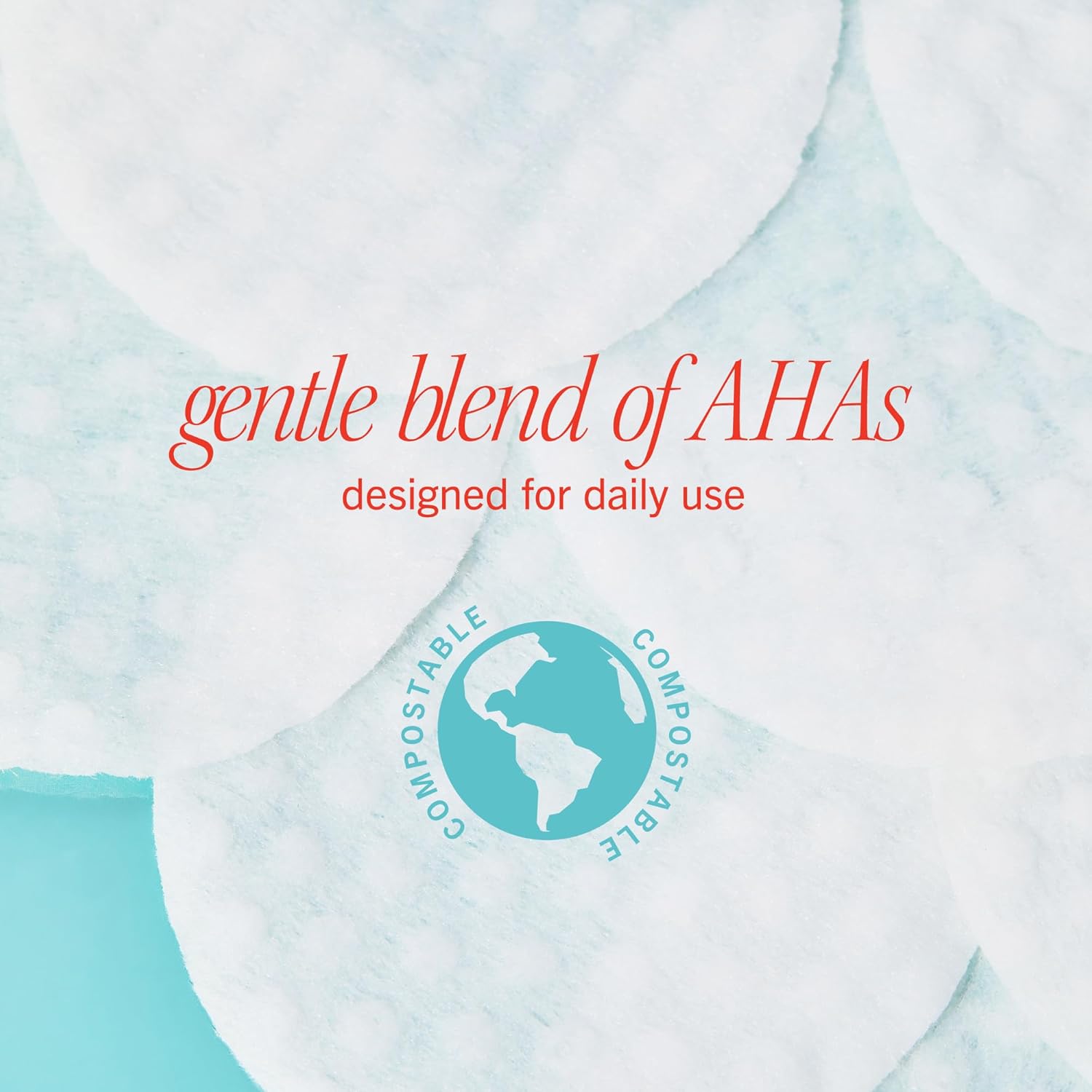 First Aid Beauty facial radiance pads with glycolic lactic acids daily exfoliating pads for sensitive skin compostable one-step makeup prep 28 count