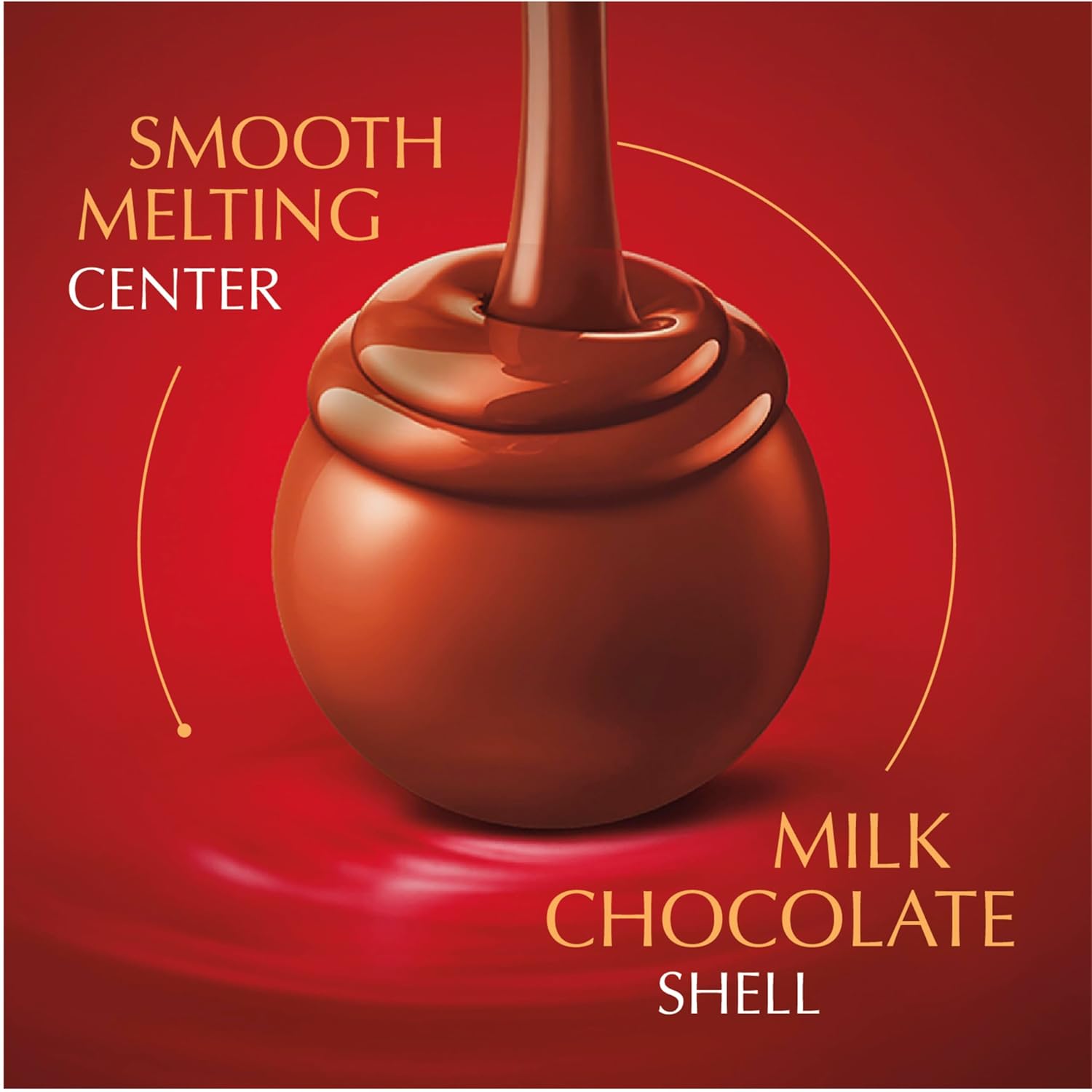 lindt lindor milk chocolate candy truffles 15.2 oz bag individually wrapped