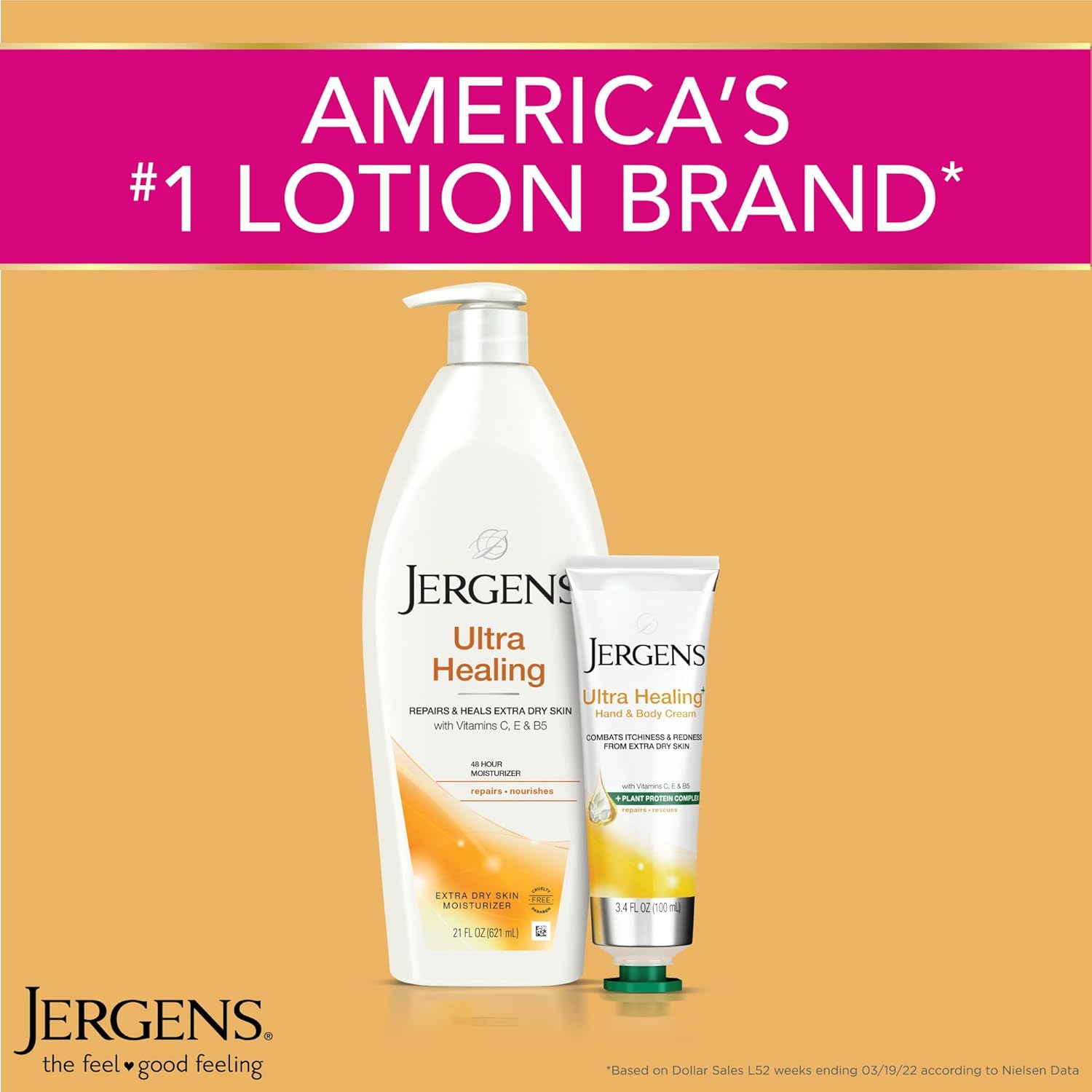 jergens ultra healing dry skin lotion 32oz hand body moisturizer white