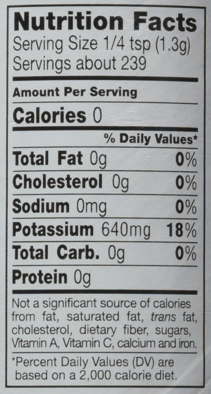 NoSalt Original Sodium-Free Salt Alternative, 11 oz, Convenient Substitute for Table Salt, Low Sodium