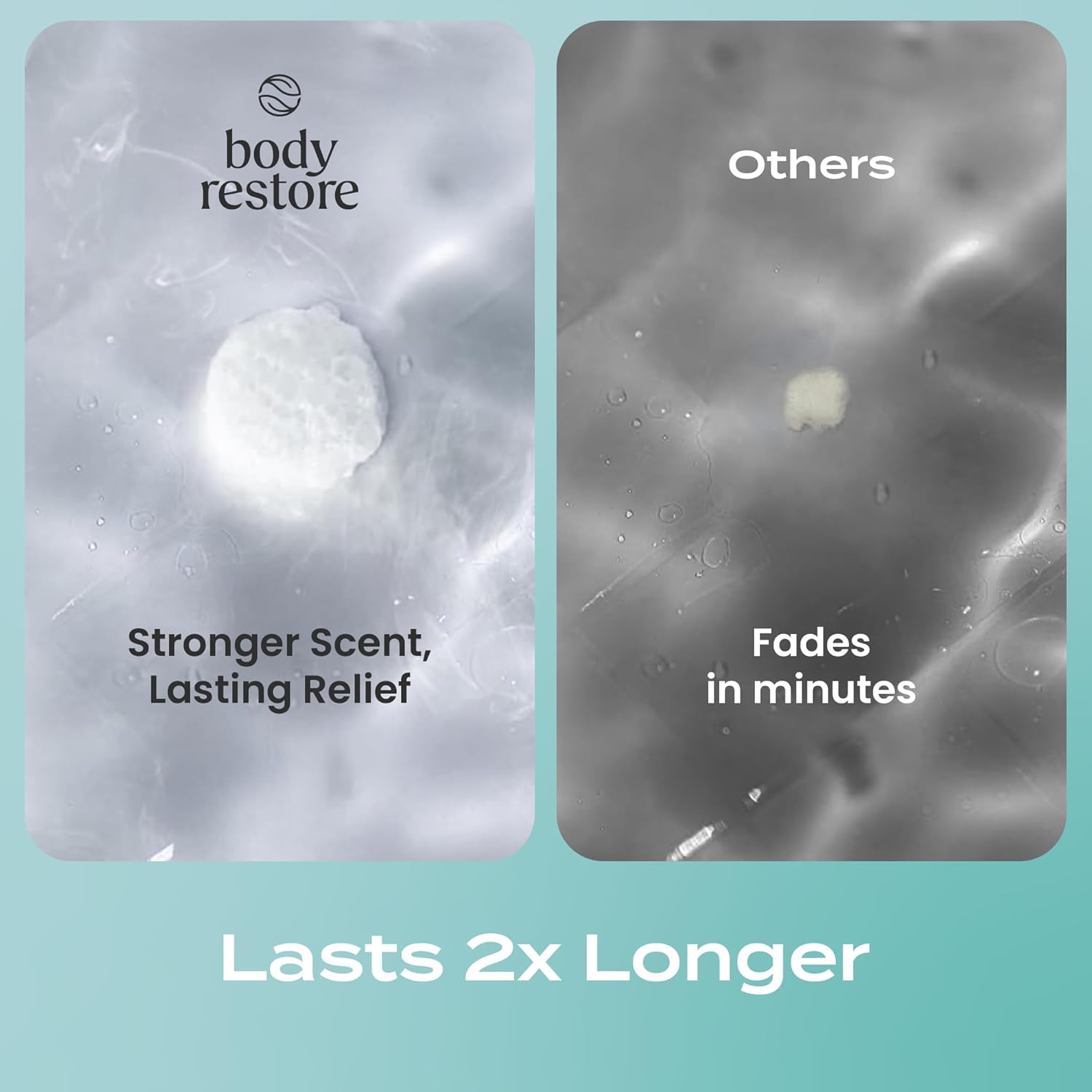 Body Restore Shower Steamers Eucalyptus Aromatherapy 15 Pack