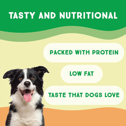 6-pack ultra chewy turkey tendon rings for dogs - premium all-natural hypoallergenic alternative to rawhide