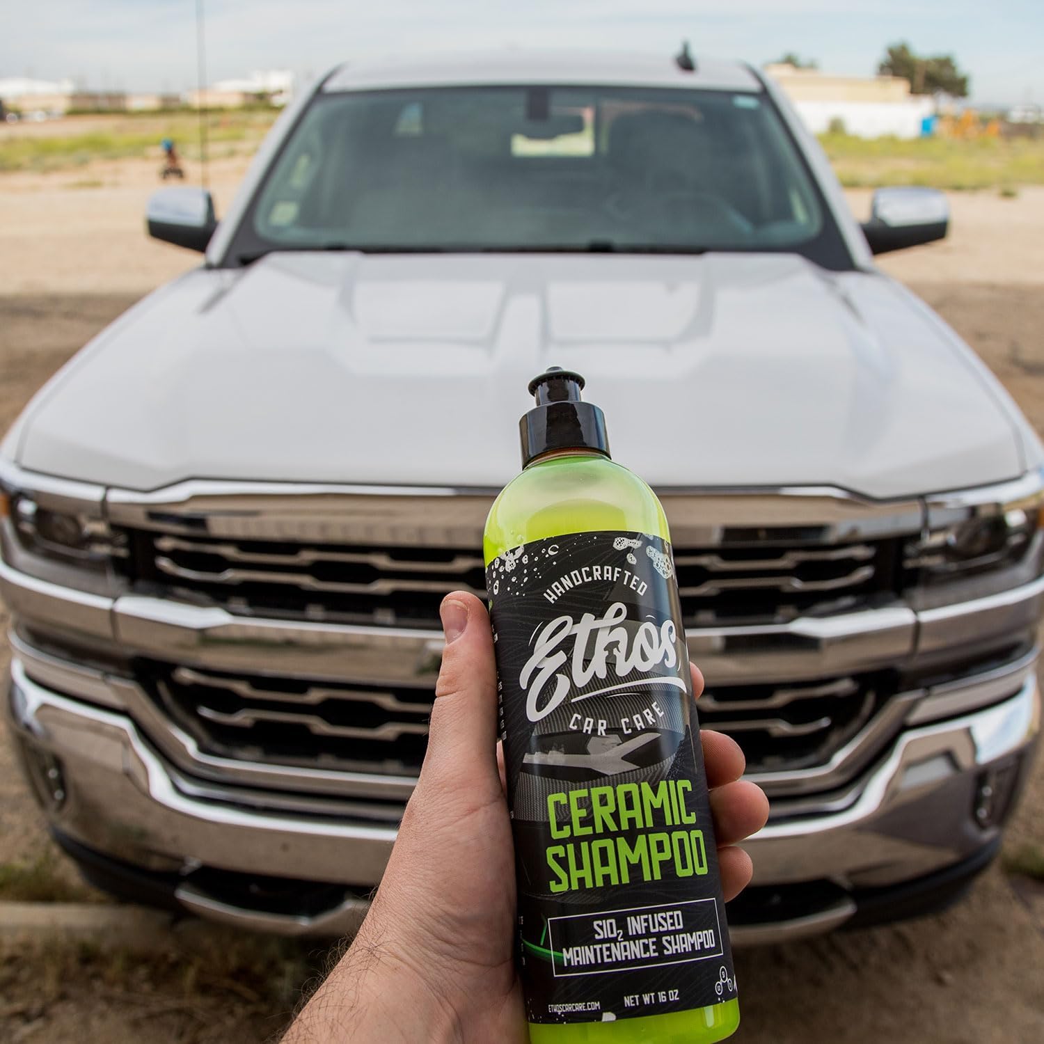 Ceramic Car Shampoo for Slick Car Wash - pH-Balanced Soap with Hydrophobic Protection - Enhances Coatings