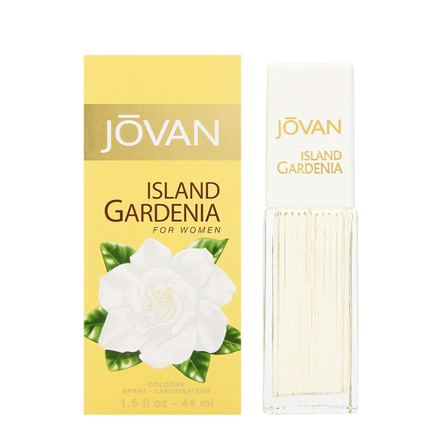 jovan island gardenia eau de cologne 1.5 fl oz travel size women's fragrance