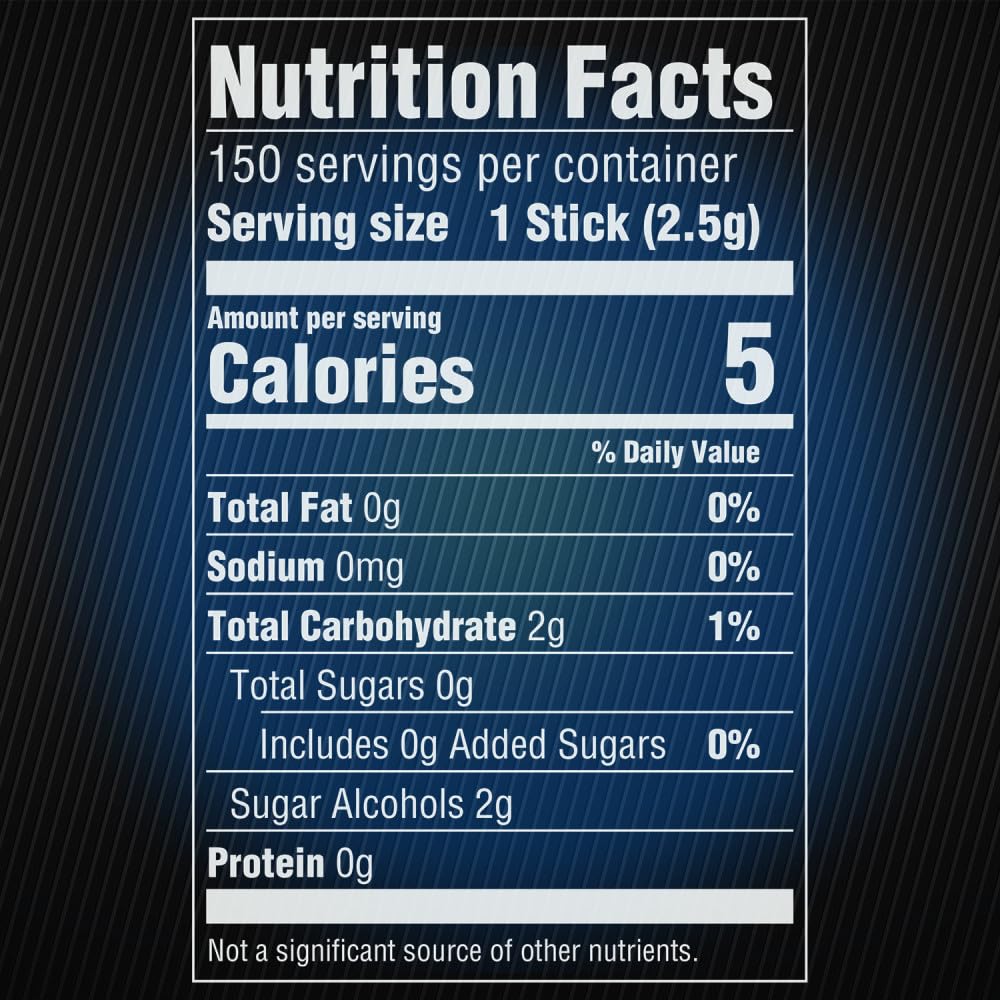 5 GUM Peppermint Cobalt Sugar Free Chewing Gum Bulk, 10 packs of 15 sticks each, for gaming and music sessions