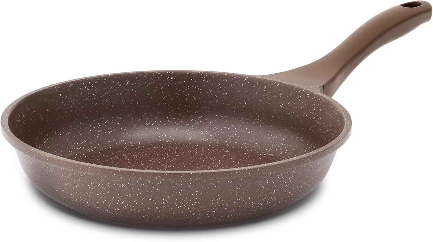 SENSARTE Nonstick Ceramic Frying Pan Skillet, 8-Inch Omelet Pan, Healthy Non Toxic Chef Pan, Induction Compatible Egg Pan with Heat Resistant Handle, PFAS-Free, White