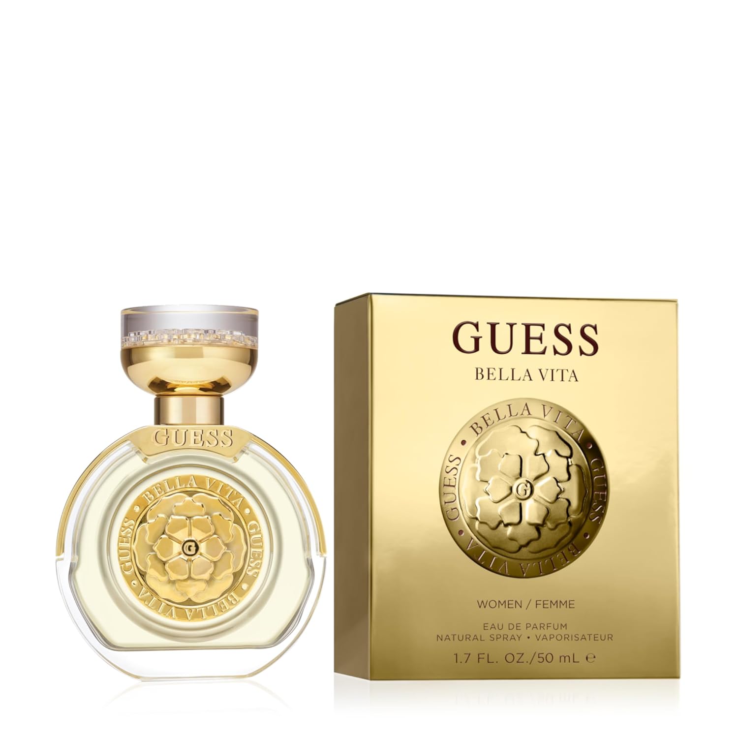 Guess bella vita 1.7 fl oz eau de parfum perfume spray for women with fruity floral oriental fragrance