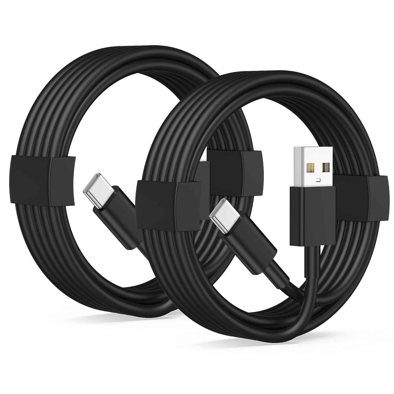 Car Carplay Cable for iPhone 17/17 Pro/Air/16e/16/15 Pro Max/Plus Cable, 2Pack USB A to USB C for CarPlay USBC Cord, iPad, Galaxy, Pixel, Android Accessories Charging Wire Type-C Car Charger Cord 3FT
