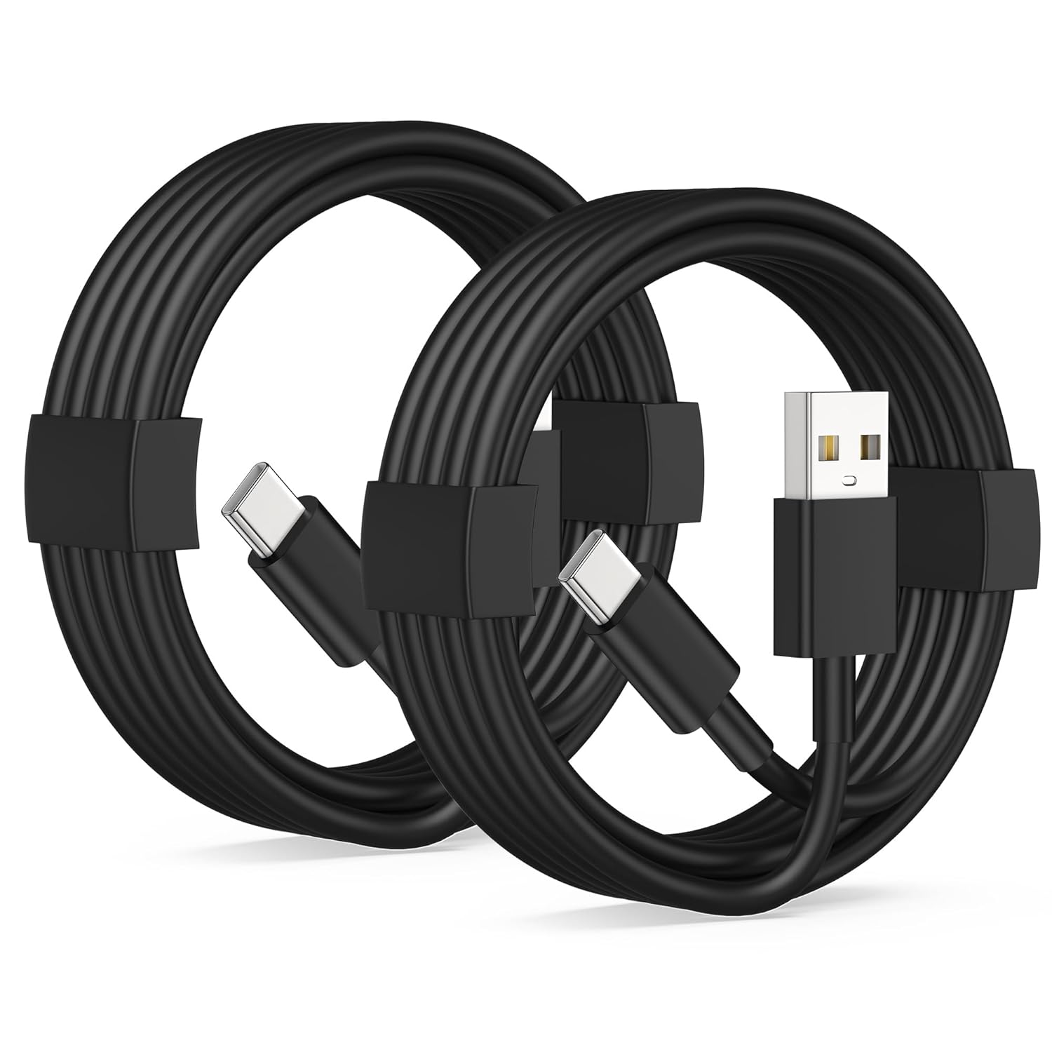 carplay cable for iphone 17/17 pro/air/16e/16/15 pro max/plus 2pack usb a to usb c charging wire 3ft