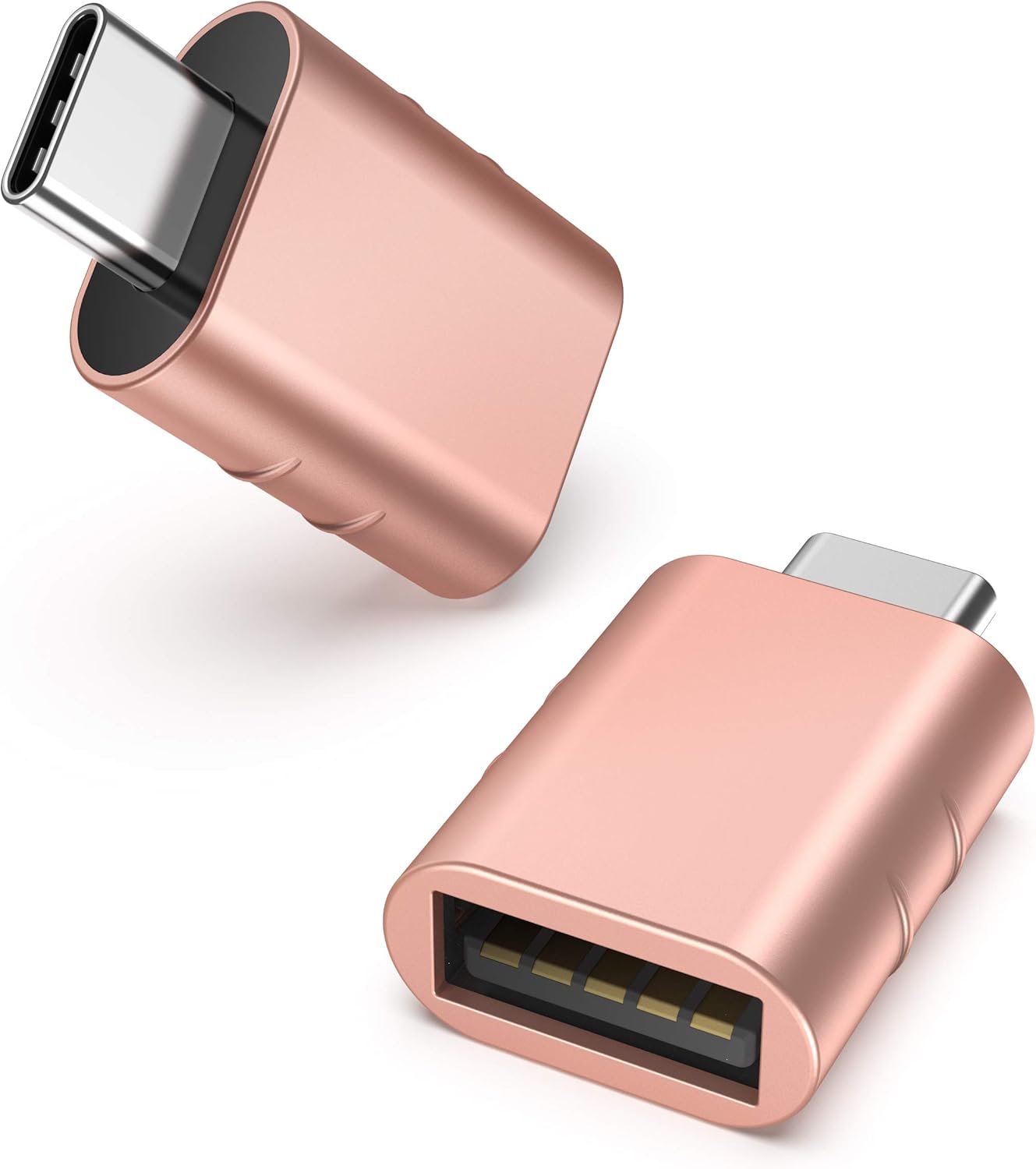 syntech usb c to usb adapter pack of 2 space grey thunderbolt 4 compatible with macbook pro air surface ipad