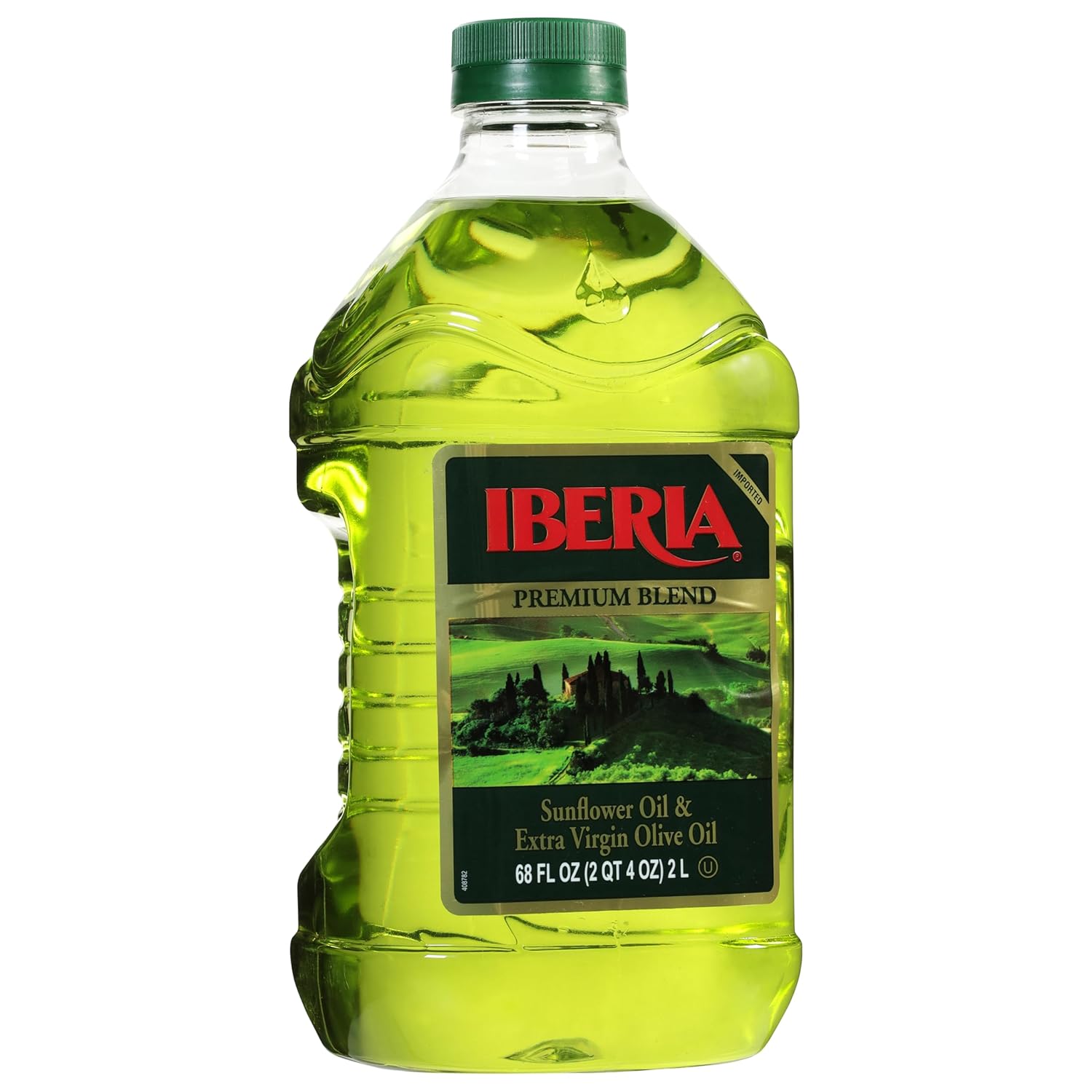 iberia premium blend sunflower oil extra virgin olive oil high heat frying 68 fl oz