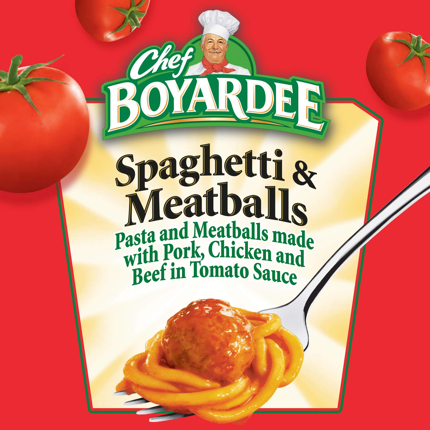 Chef Boyardee Spaghetti and Meatballs, 14.5 Oz Cans, Pack of 4, Delicious and Convenient Italian Meal