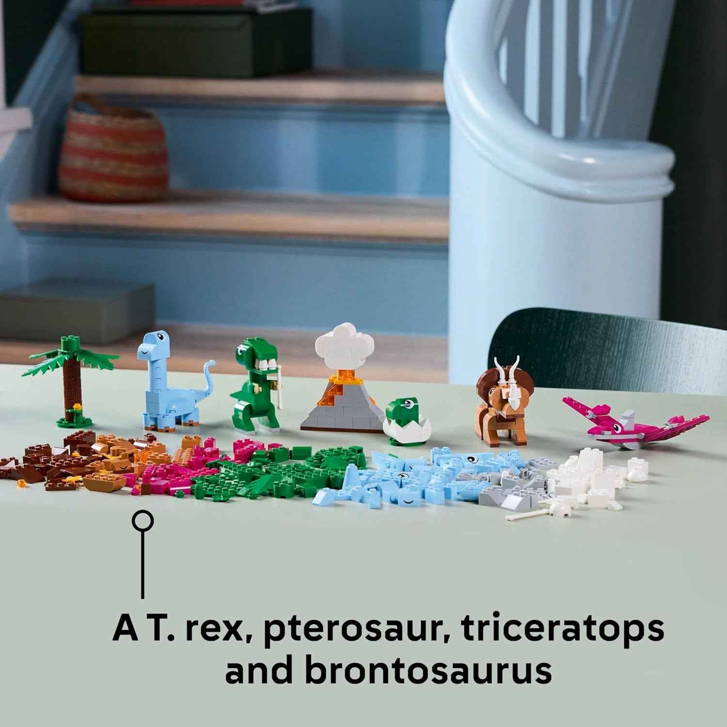 LEGO Classic Creative Dinosaurs Toy - Building Blocks for Kids, Boys and Girls, Ages 5+ - Learning and Educational Toy for Preschool - Gift Idea for Birthdays - 11041