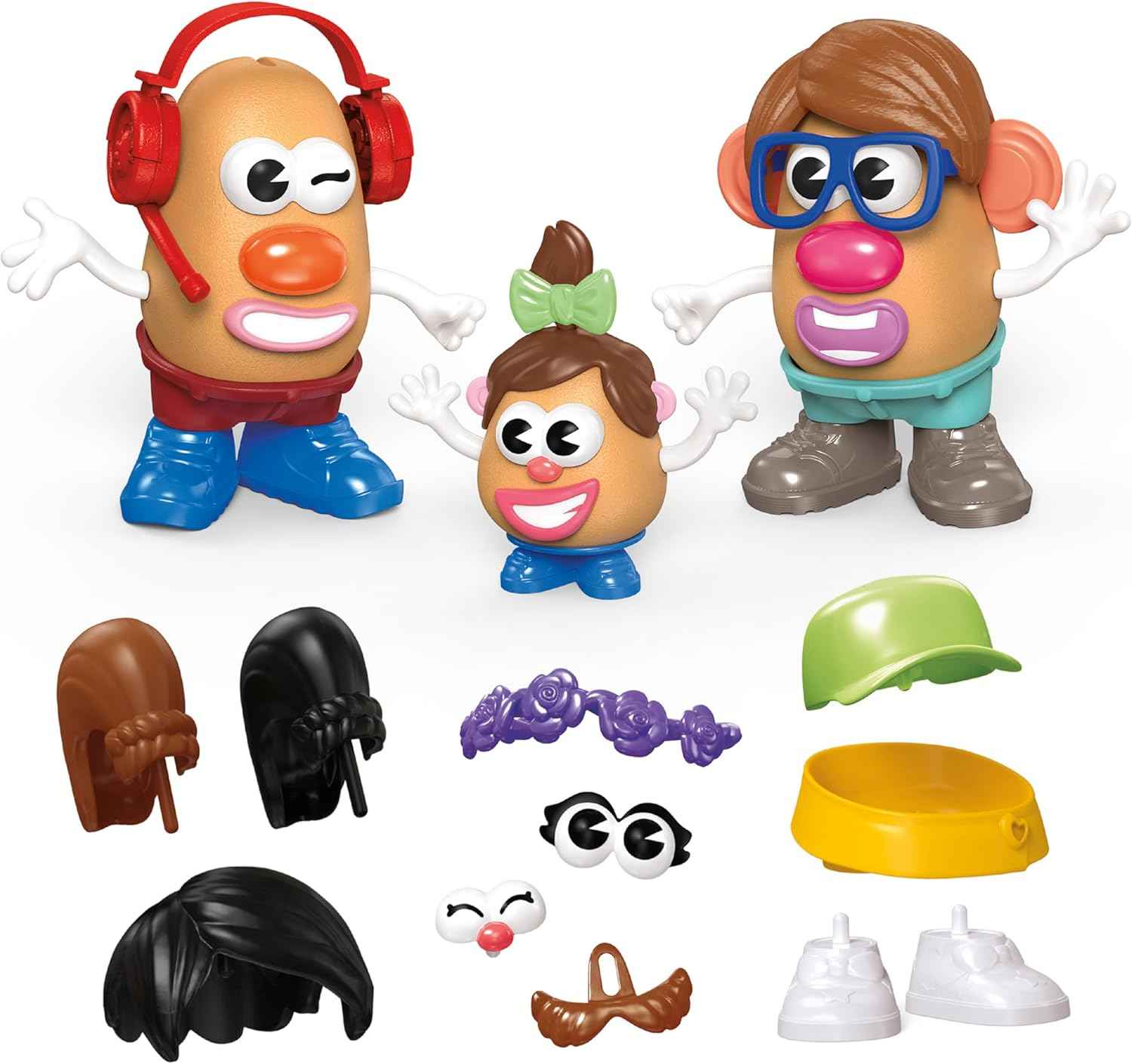 Potato Head Pet-Tato Tots, Pet-Themed Set with 31 Parts and Pieces Plus Rolling Carry Case, Toddler and Preschool Toys for Girls and Boys 2 and Up (Amazon Exclusive)