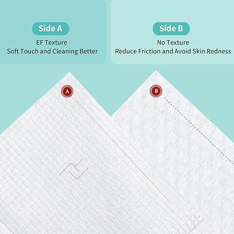 Ditoi Ultra Soft Disposable Face Towels, 10x12 inches, 50 count, Plant Fiber, Sensitive Skin