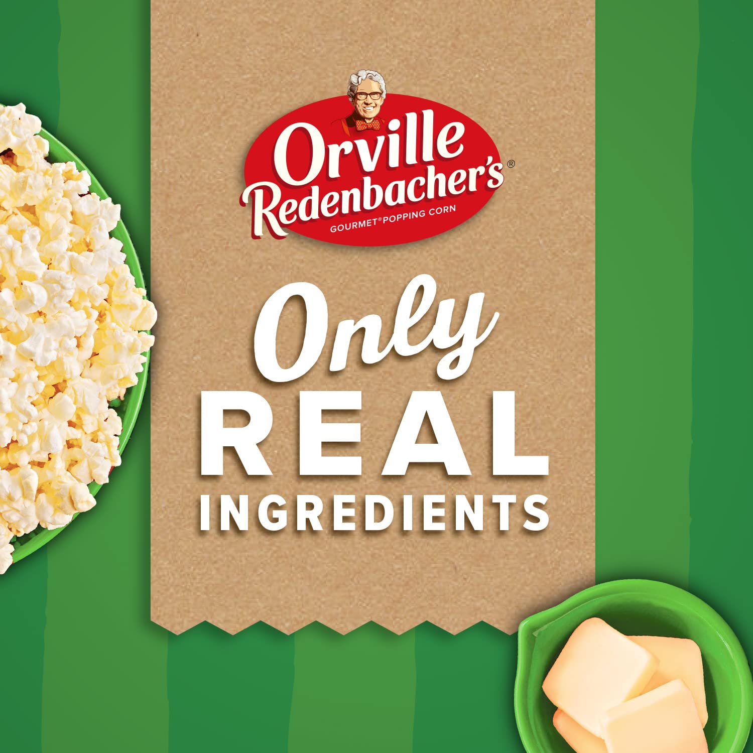 Orville Redenbacher's Microwave SmartPop! Butter Flavor, 4g Fiber, 94% Fat-Free, 12-Count 2.69 oz. Bags