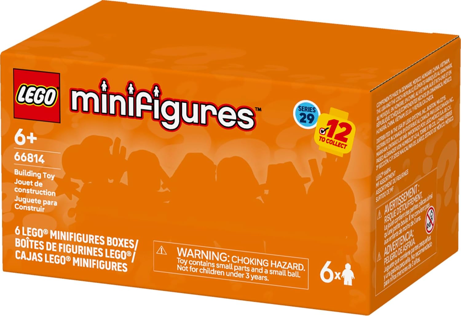 LEGO Minifigures Series 29 6 Pack - Mystery Box Multipack - Birthday Party Favors for Boys & Girls, Ages 6+ - Goodie Bag Stuffers for Kids - 66814