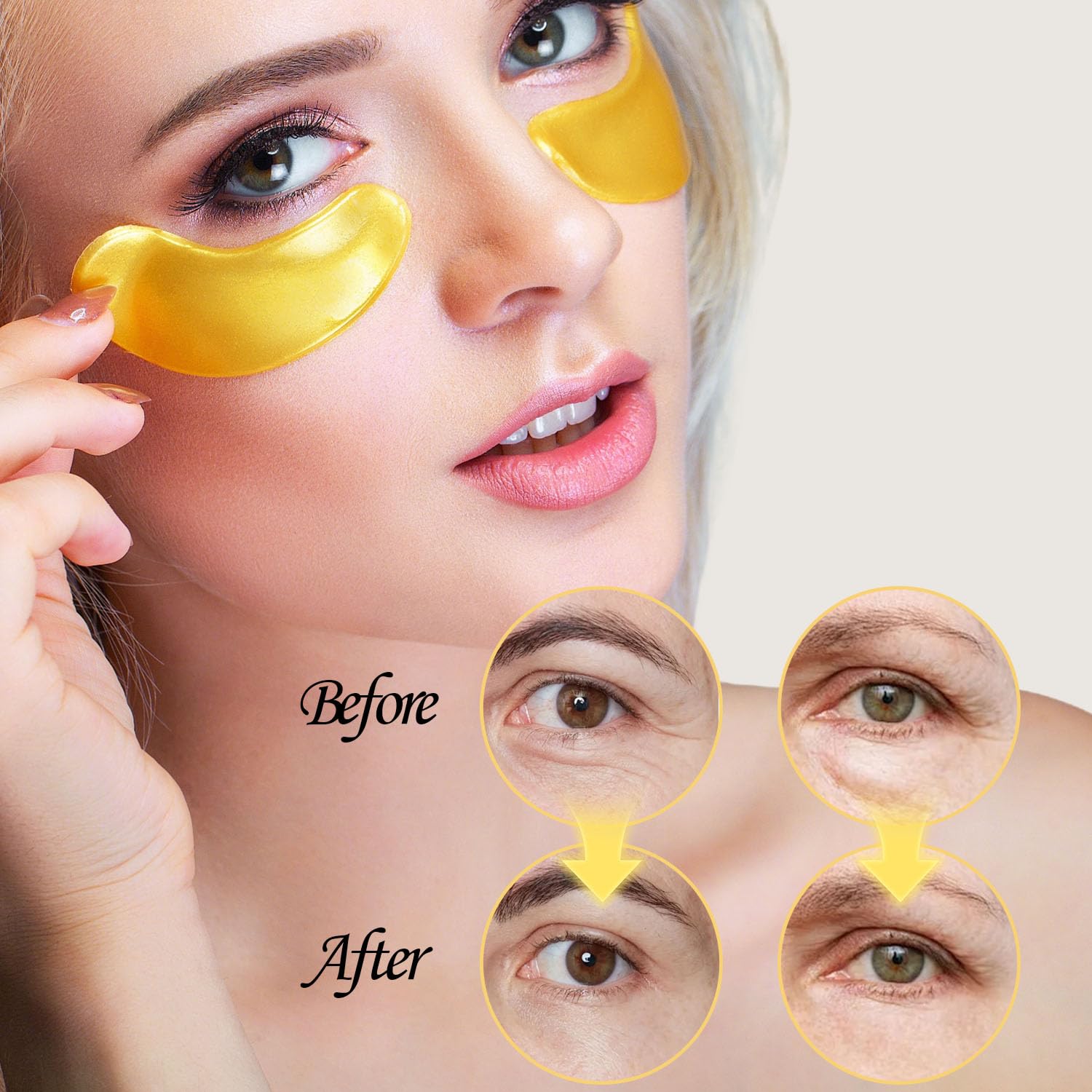 20 pairs lip mask and eye mask set for skincare, bridesmaid gifts, and party favors