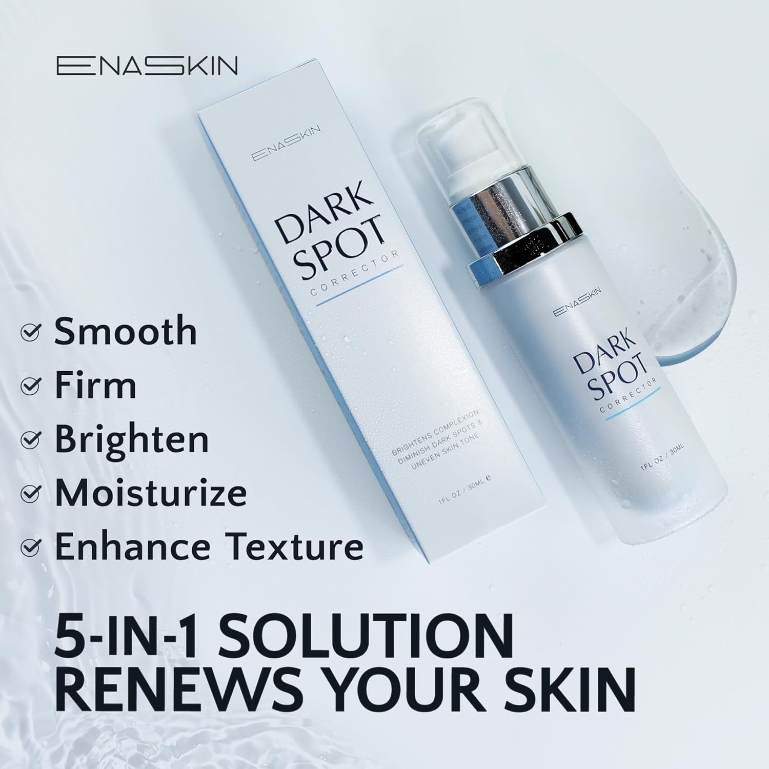 EnaSkin dark spot remover face and body serum with niacinamide 1 fl oz for age spots and sun spots