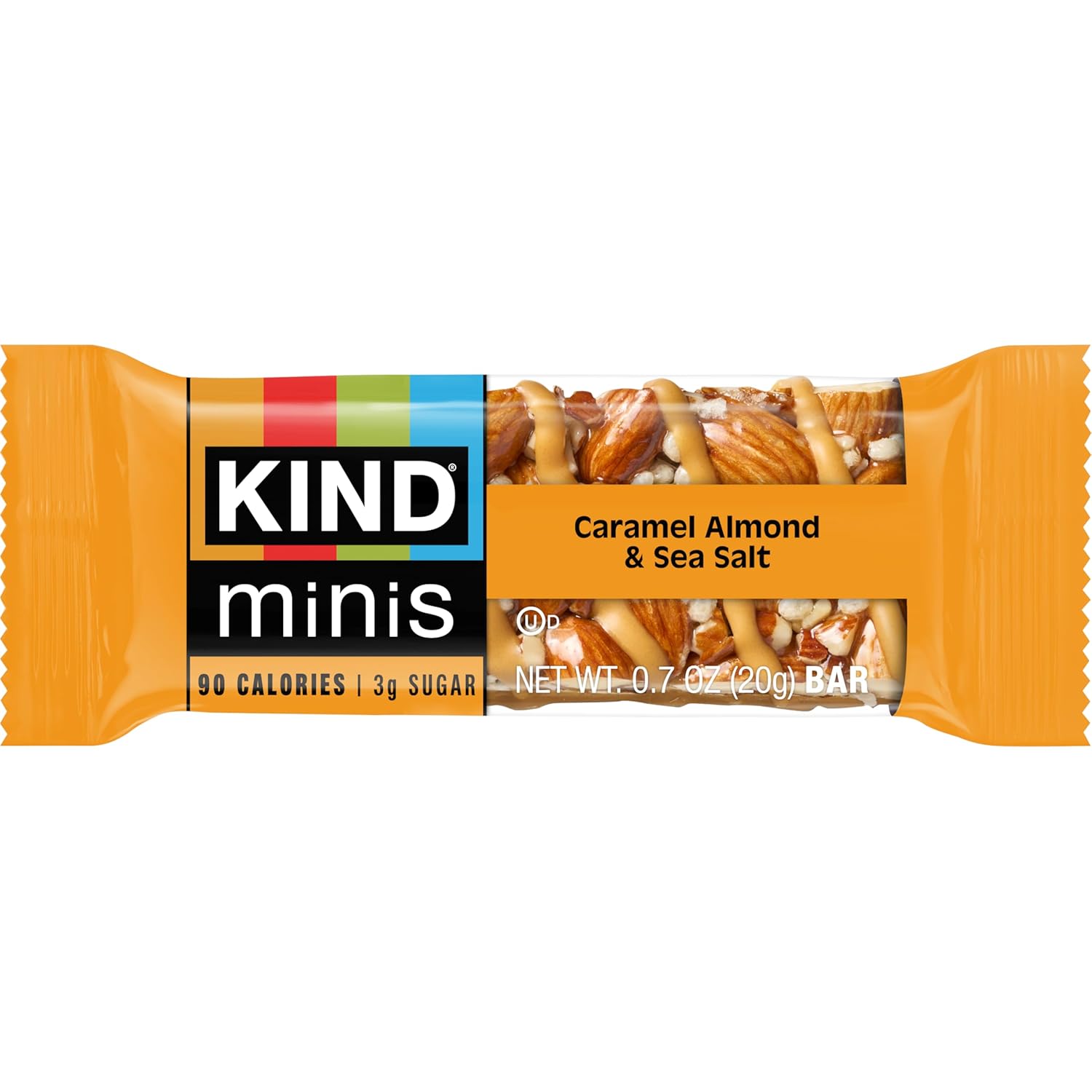 KIND Minis Snack Bars, Dark Chocolate, Caramel, Nuts & Sea Salt, Gluten Free, 20 Count, 0.7 OZ, Variety Pack
