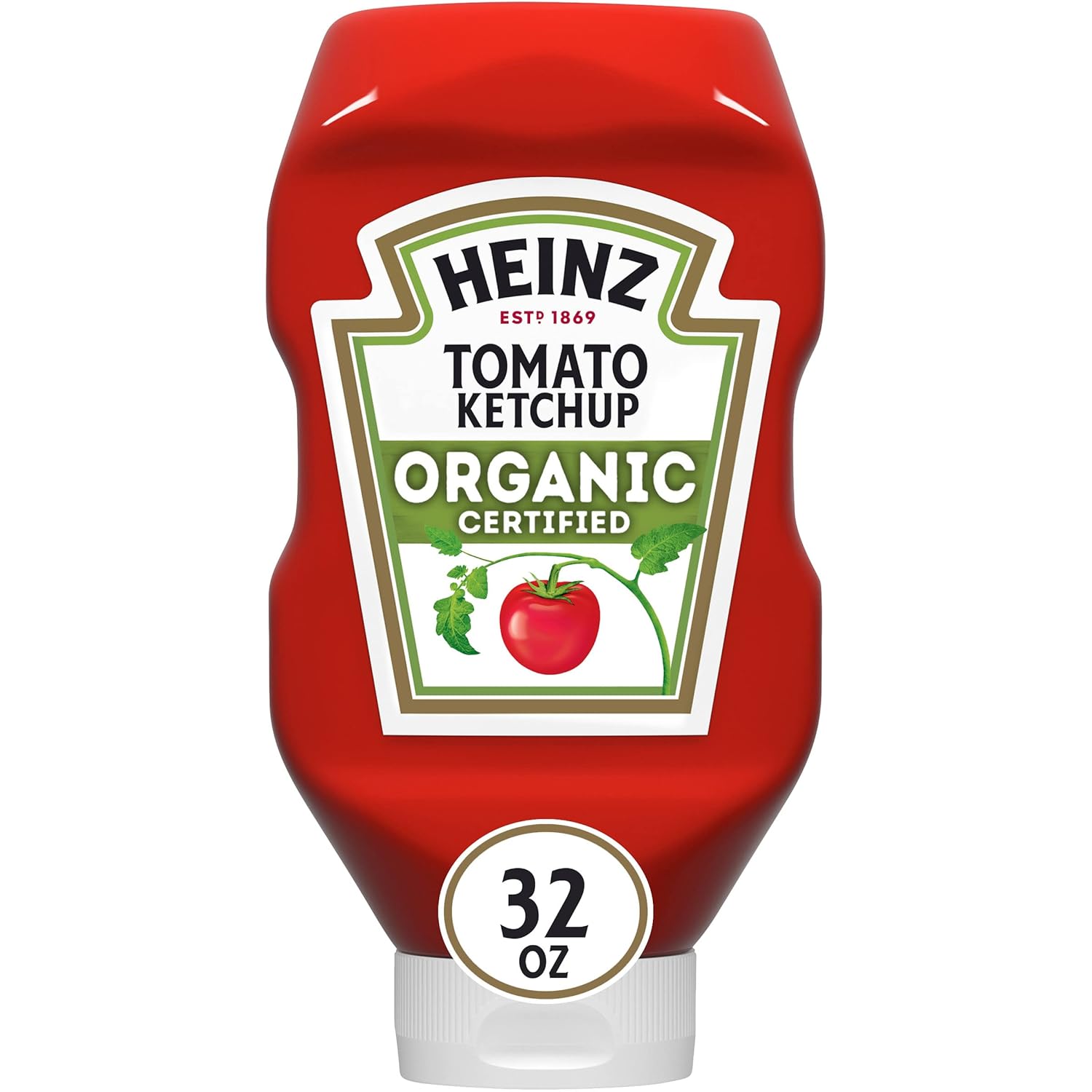 heinz organic tomato ketchup 32 oz bottle non-gmo kosher certified