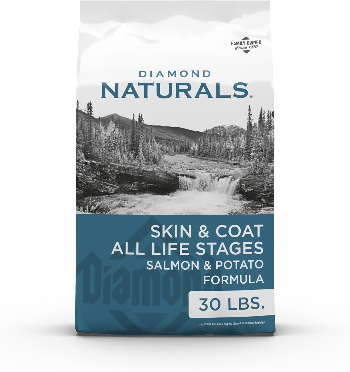 Diamond Naturals Skin and Coat All Life Stages Salmon and Potato dry dog food 30 pound pack