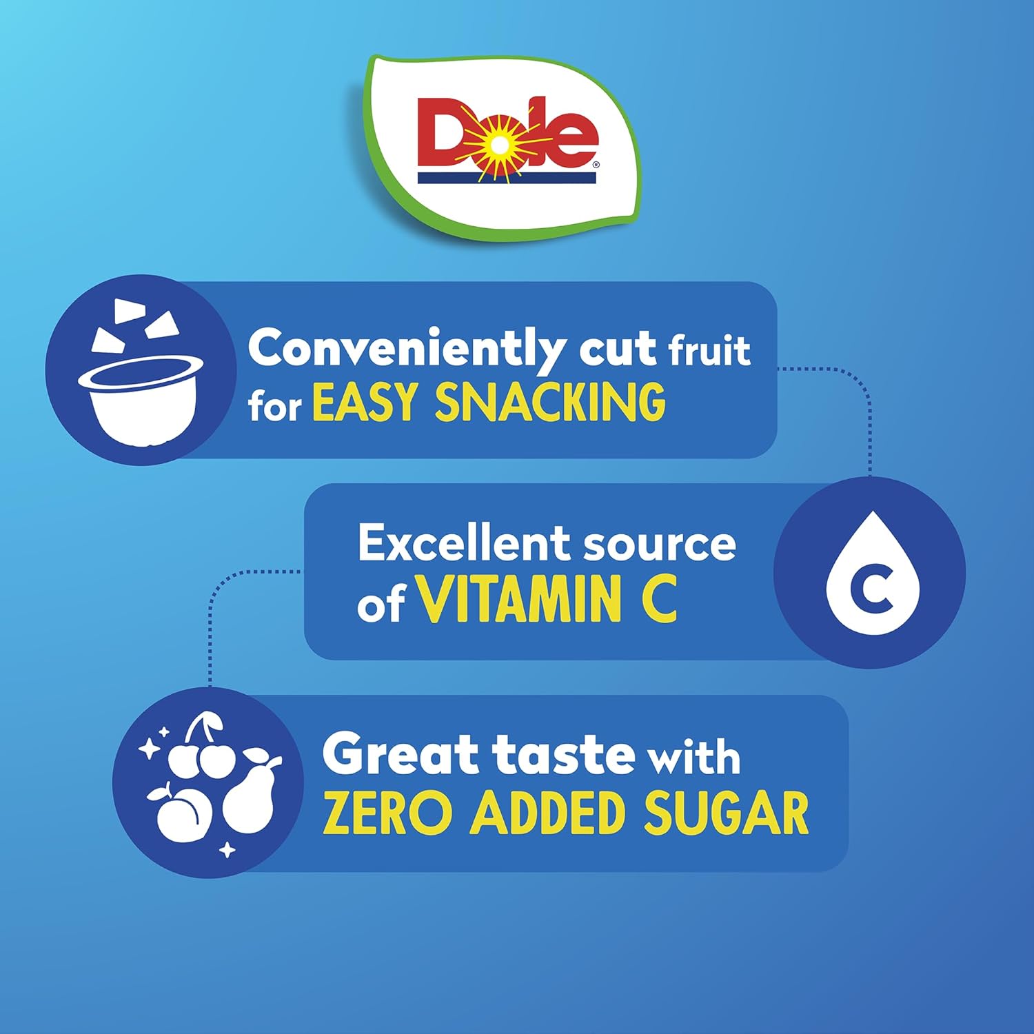 dole diced peaches mandarin oranges cherry mixed fruit no sugar added variety pack - 12 pack