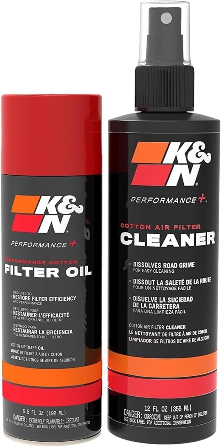 K&N Engineering FLTR CARE SERVICE KIT for oiled K&N air filters, restores performance and efficiency
