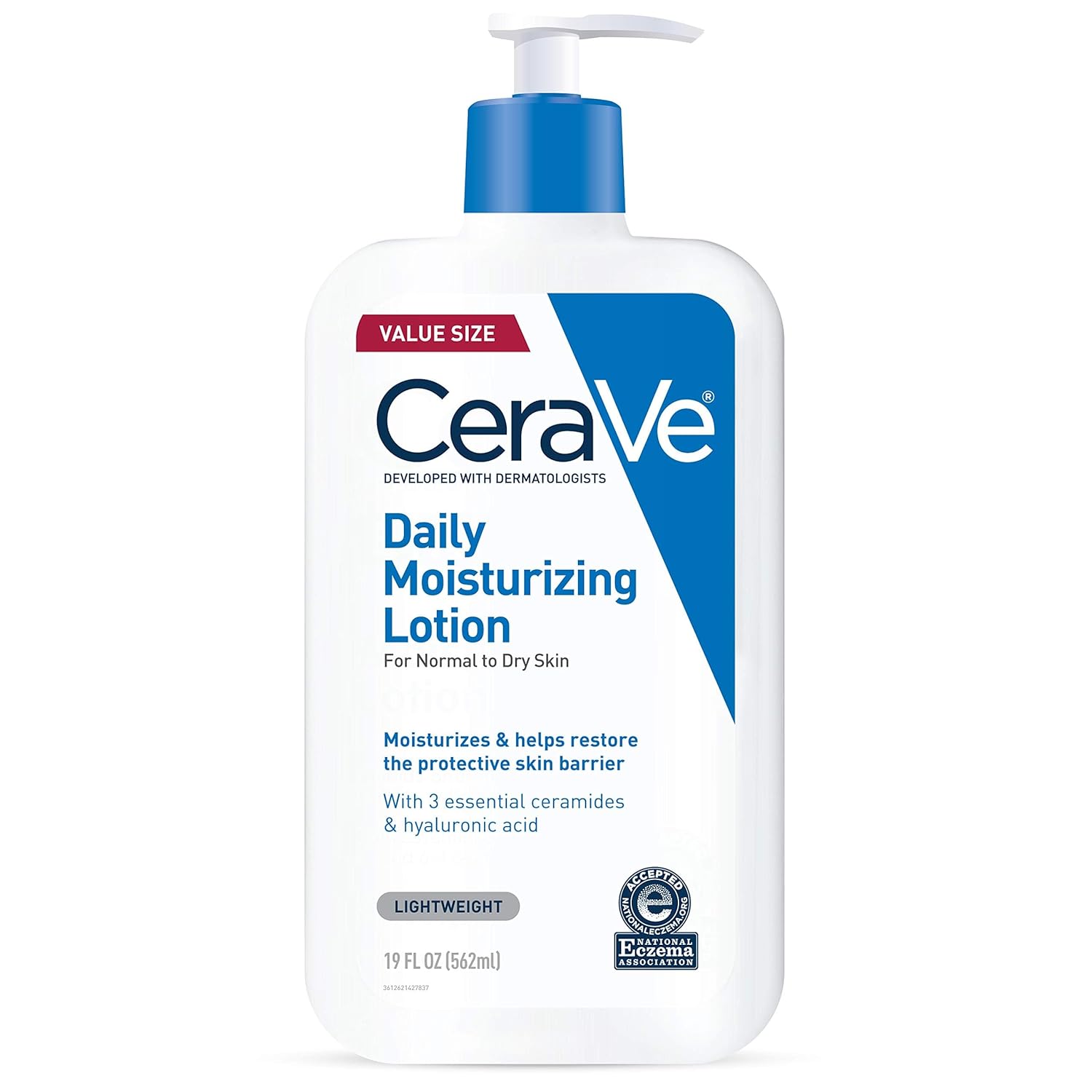ceraVe daily moisturizing lotion for dry skin 19 ounce fragrance free oil free body lotion and face moisturizer