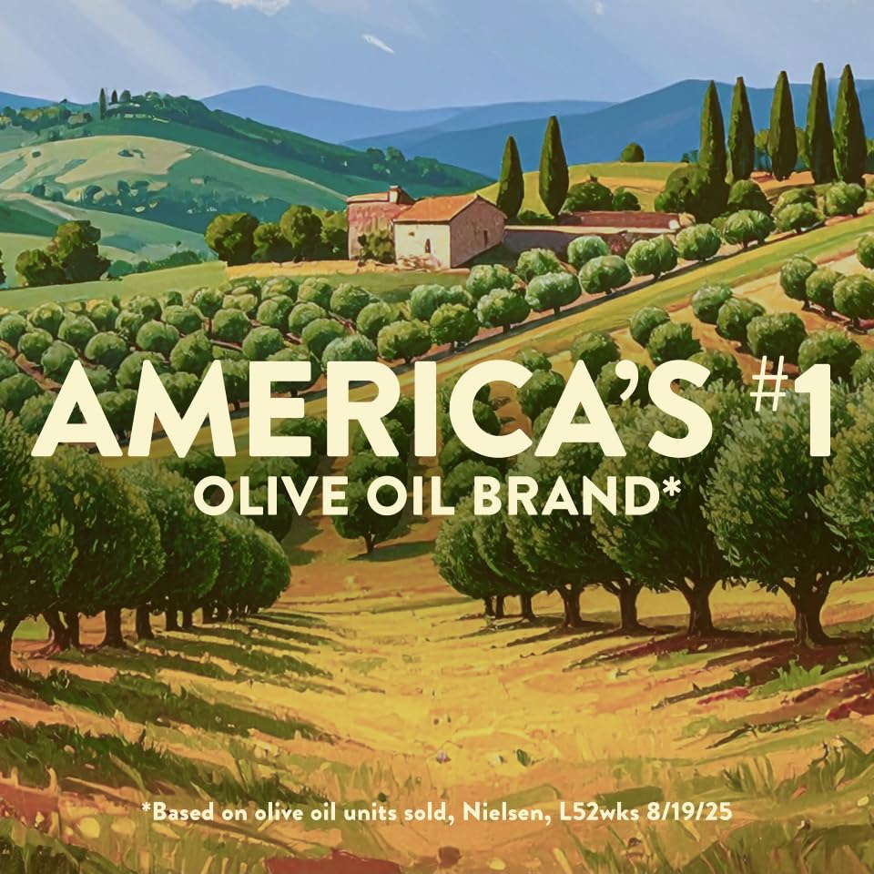 pompeian smooth extra virgin olive oil, contains polyphenols, 101 fl oz, first cold pressed