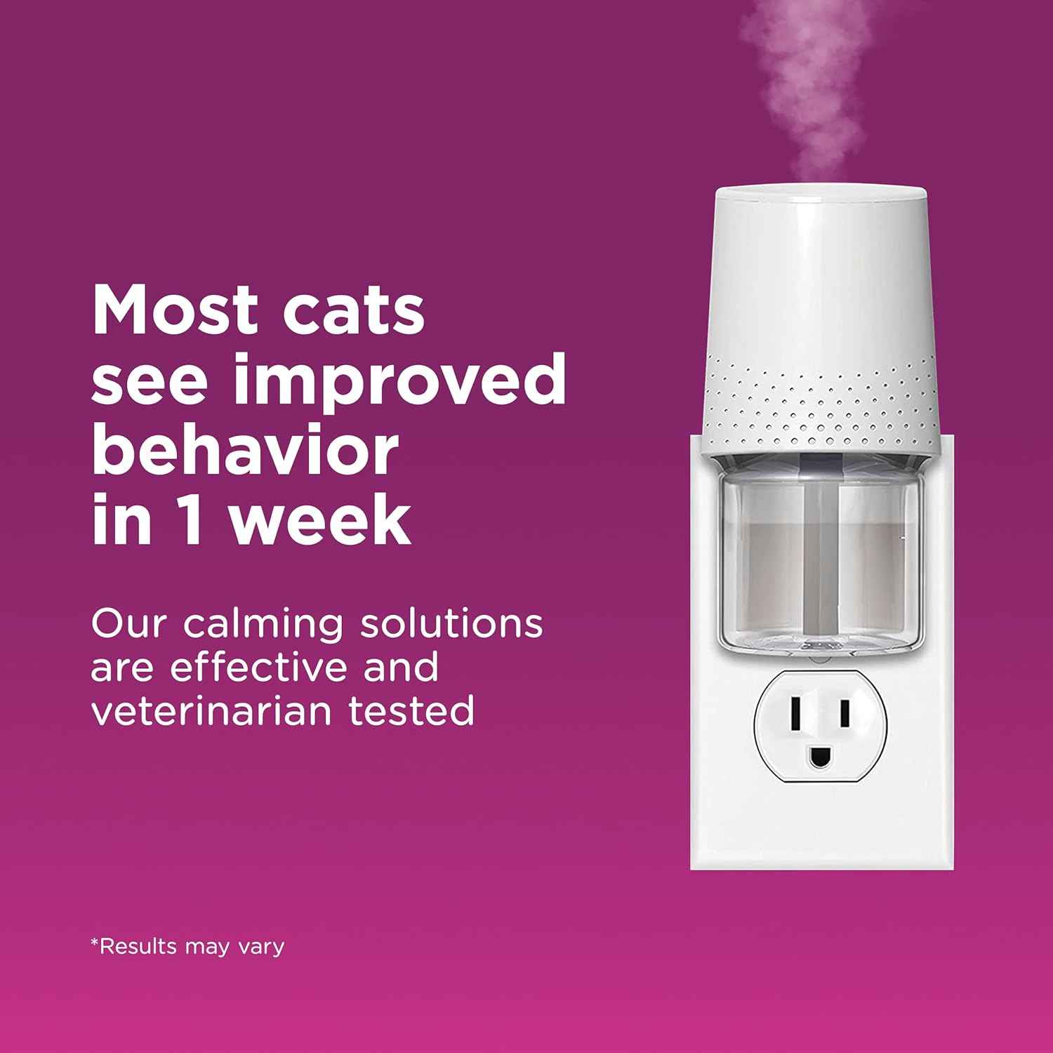 COMFORT ZONE Multi Cat Calming Diffuser Refill, 6 Pack – Cat Calming Pheromone Refills Help Reduce Anxiety, Stress, Scratching, Urine Marking, Multi-Cat Aggression, (30-Day Refills, 180-Day Supply)