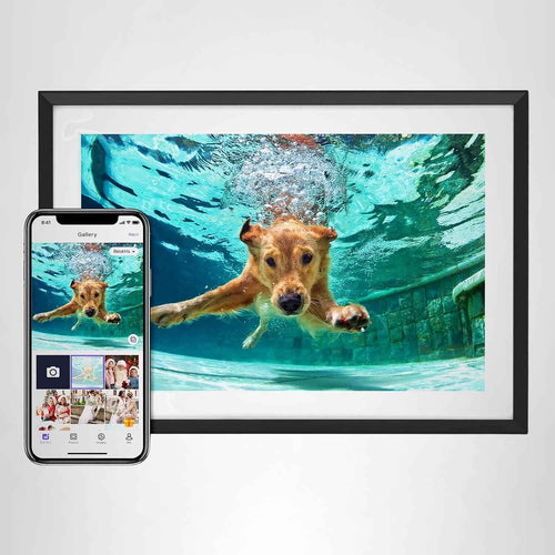 10.1'' Digital Picture Frame with 32GB Storage, Digital Photo Frame with 1280x800 IPS Touch Screen, Share Photos/Videos and Send Best Wishes via Free App