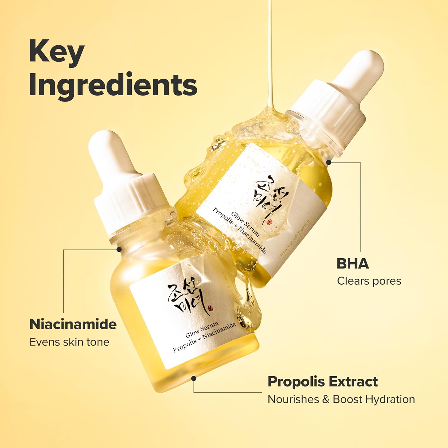 Beauty of Joseon 30ml Propolis and Niacinamide Hydrating Facial Serum for Uneven Skin Tone