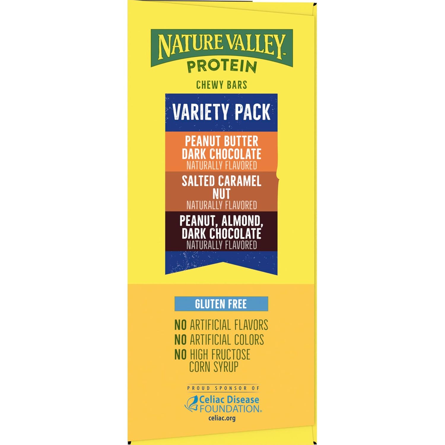 Nature Valley gluten-free protein bars, 10g protein, 15-count variety pack, 21.3 oz box