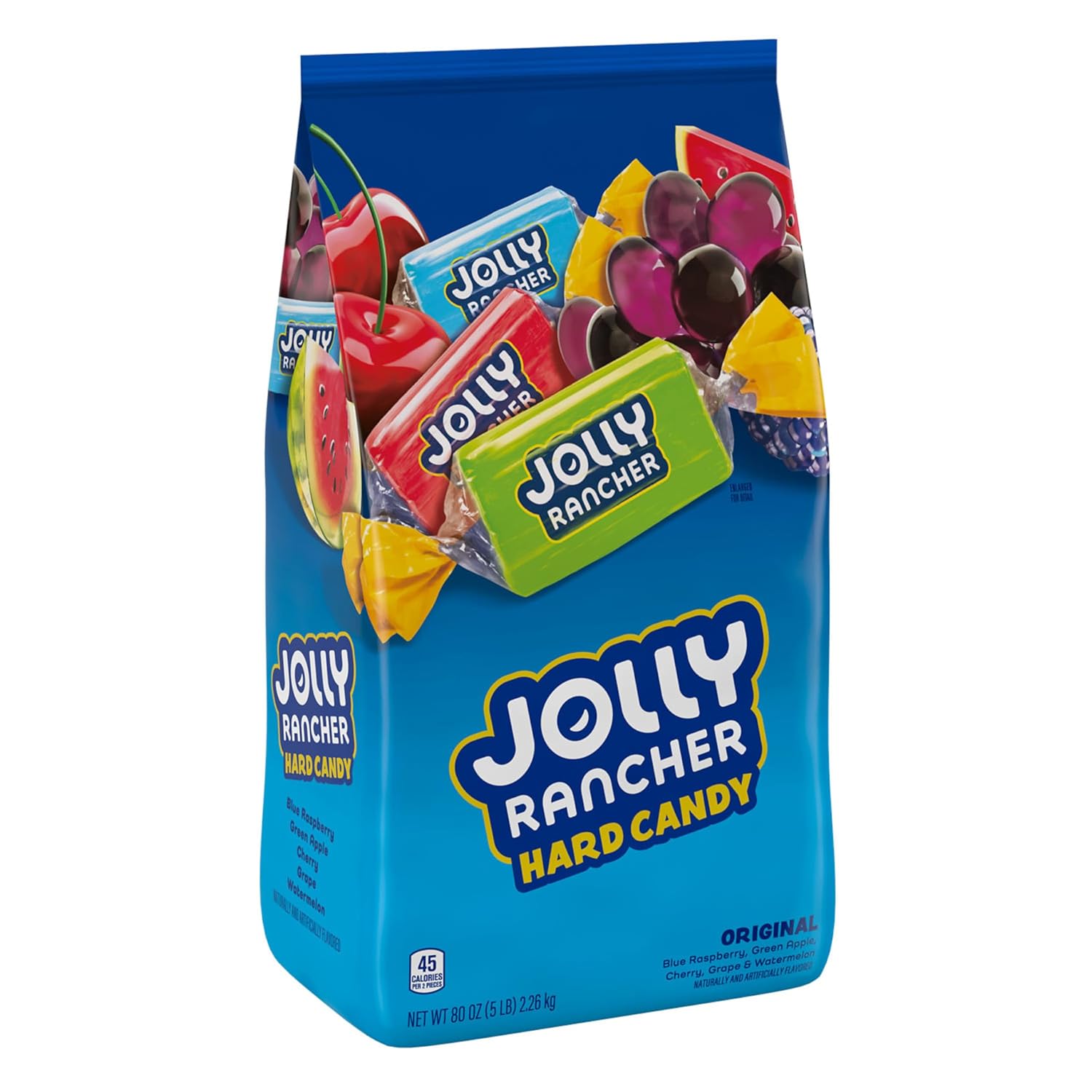 jolly rancher assorted fruit flavored hard candy bulk bag 5lb for parties and gifts