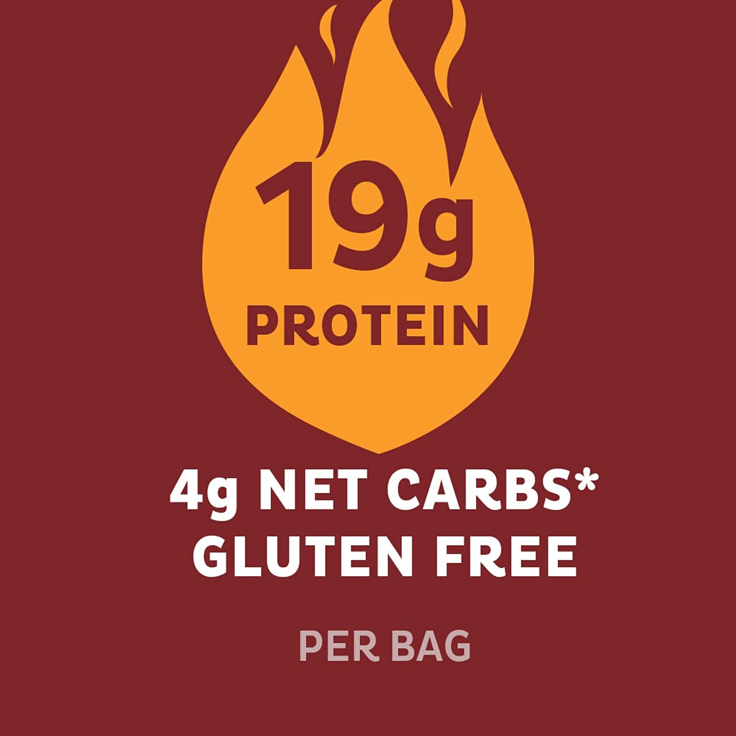 Quest Nutrition BBQ Protein Chips, 19g protein, 4g net carbs, gluten-free, 1.1 oz, pack of 12