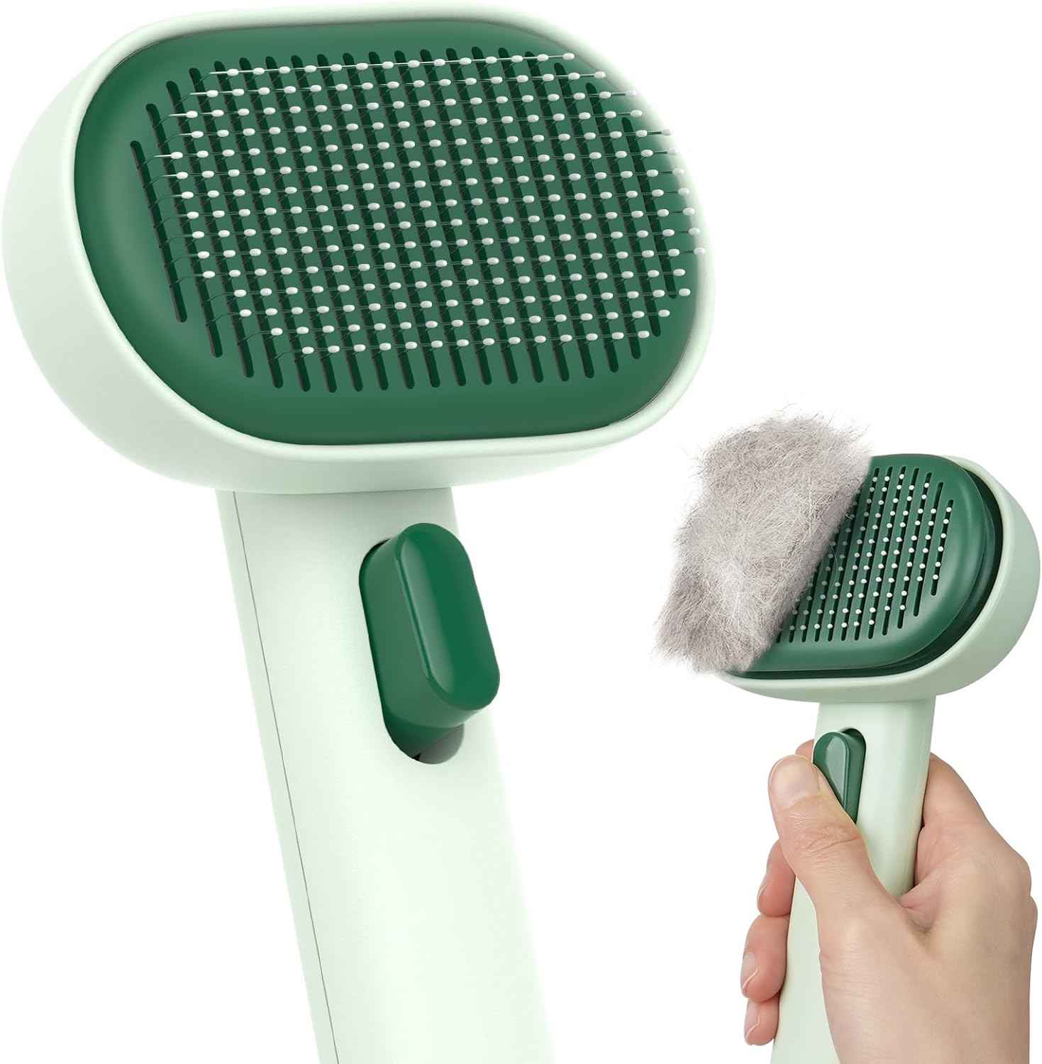 Aumuca Cat Brush for Shedding, Cat Brushes for Indoor Cats, Cat Brush for Long or Short Haired Cats, Cat Grooming Brush Cat Comb for Kitten Rabbit Massage Removes Loose Fur
