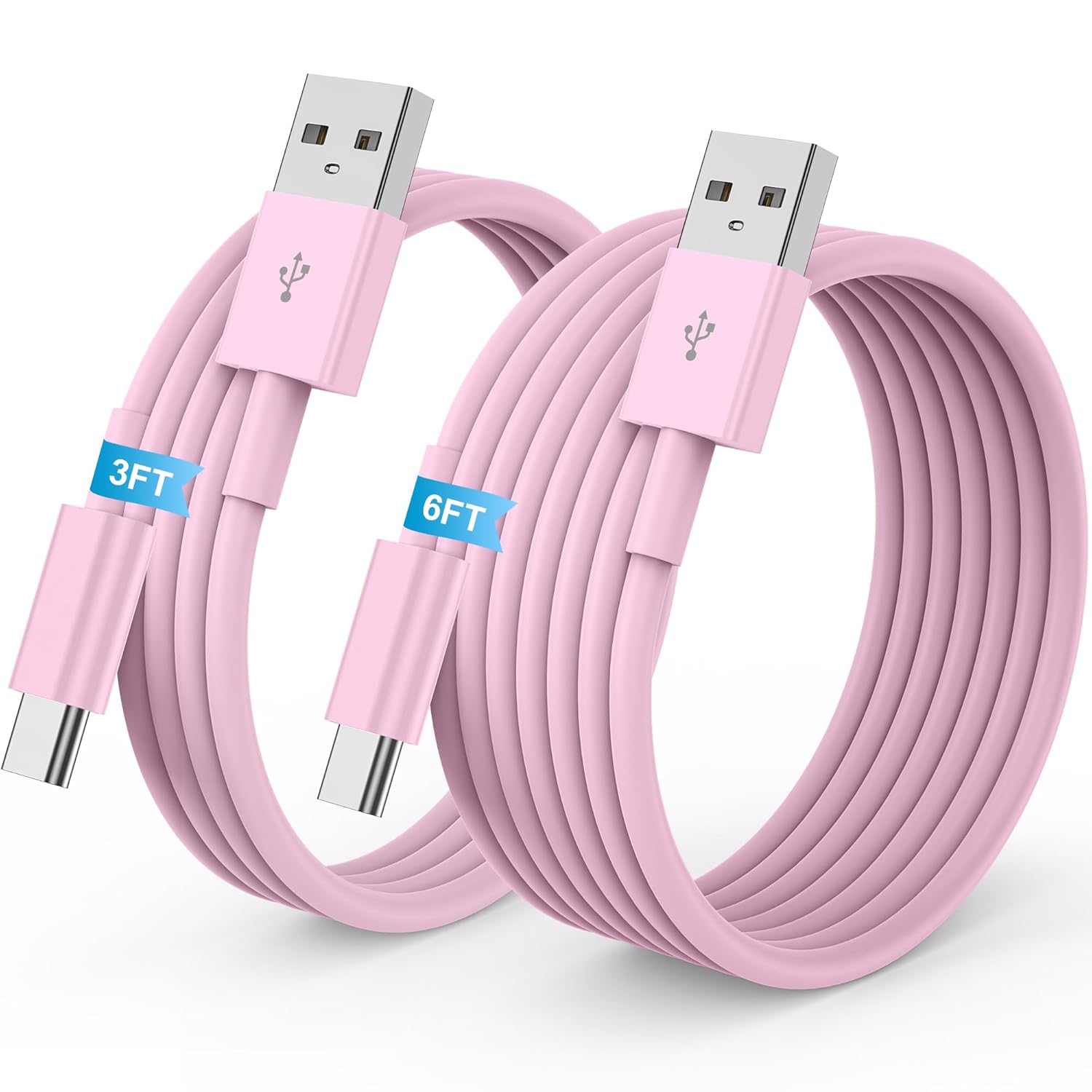 carplay charging cord for iphone 17 16 15 pro max plus type c cord 2pack 3ft+6ft