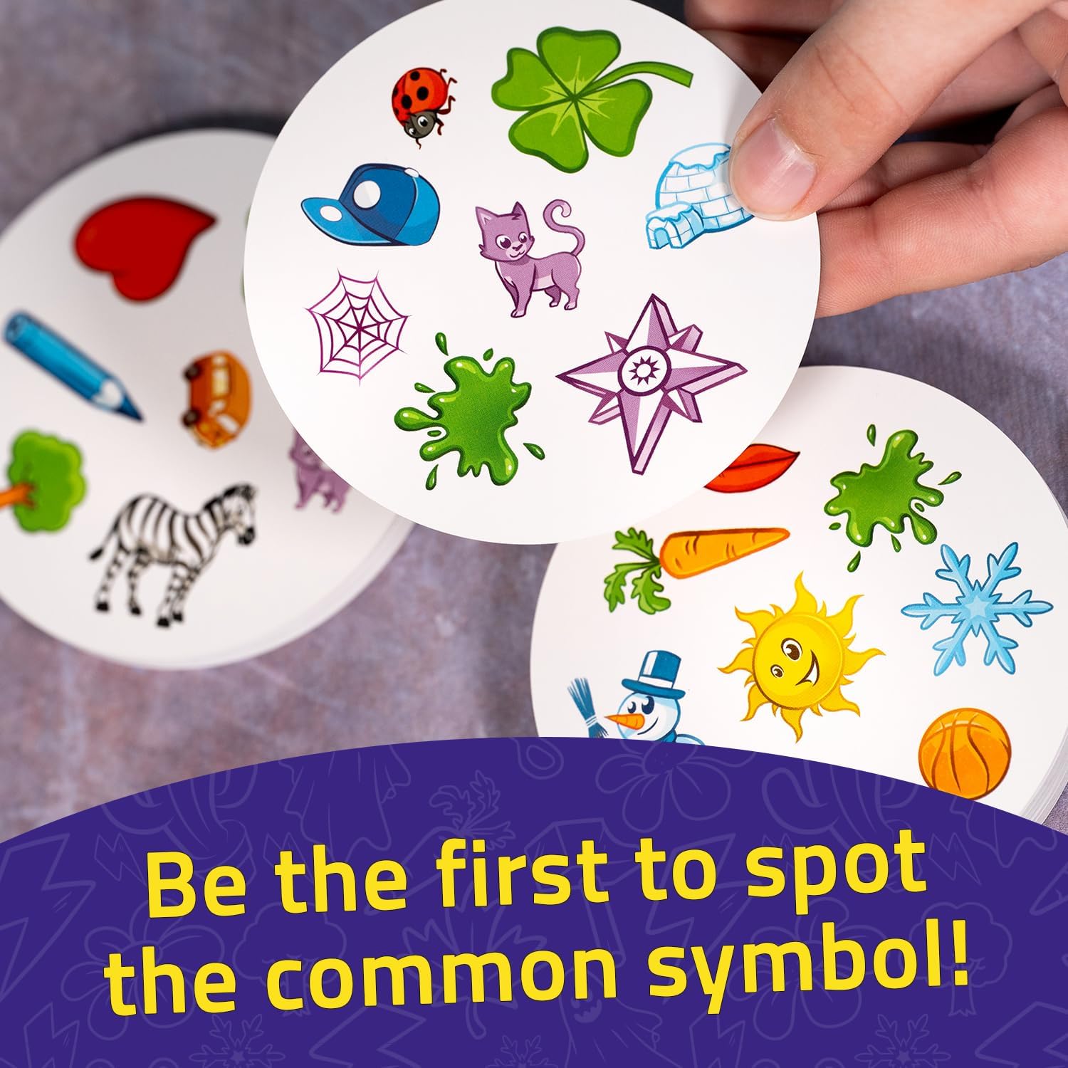 Asmodee Spot It! Classic Card Game (2024 Refresh) - Eco-Blister Edition, 5-in-1 Visual Perception Game for Quick Reflexes and Family Fun, Ages 6+, 2-8 Players, 10 Minute Playtime