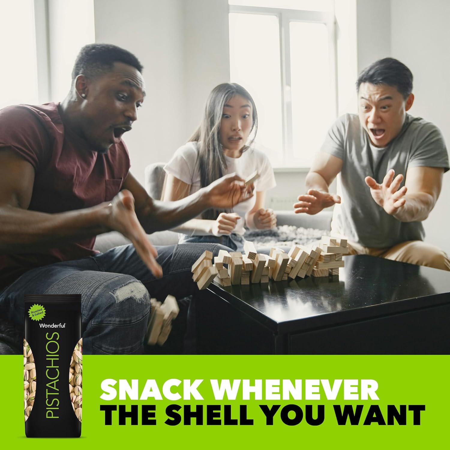 wonderful pistachios in shell roasted salted nuts 48 ounce resealable bag gluten free protein snacks