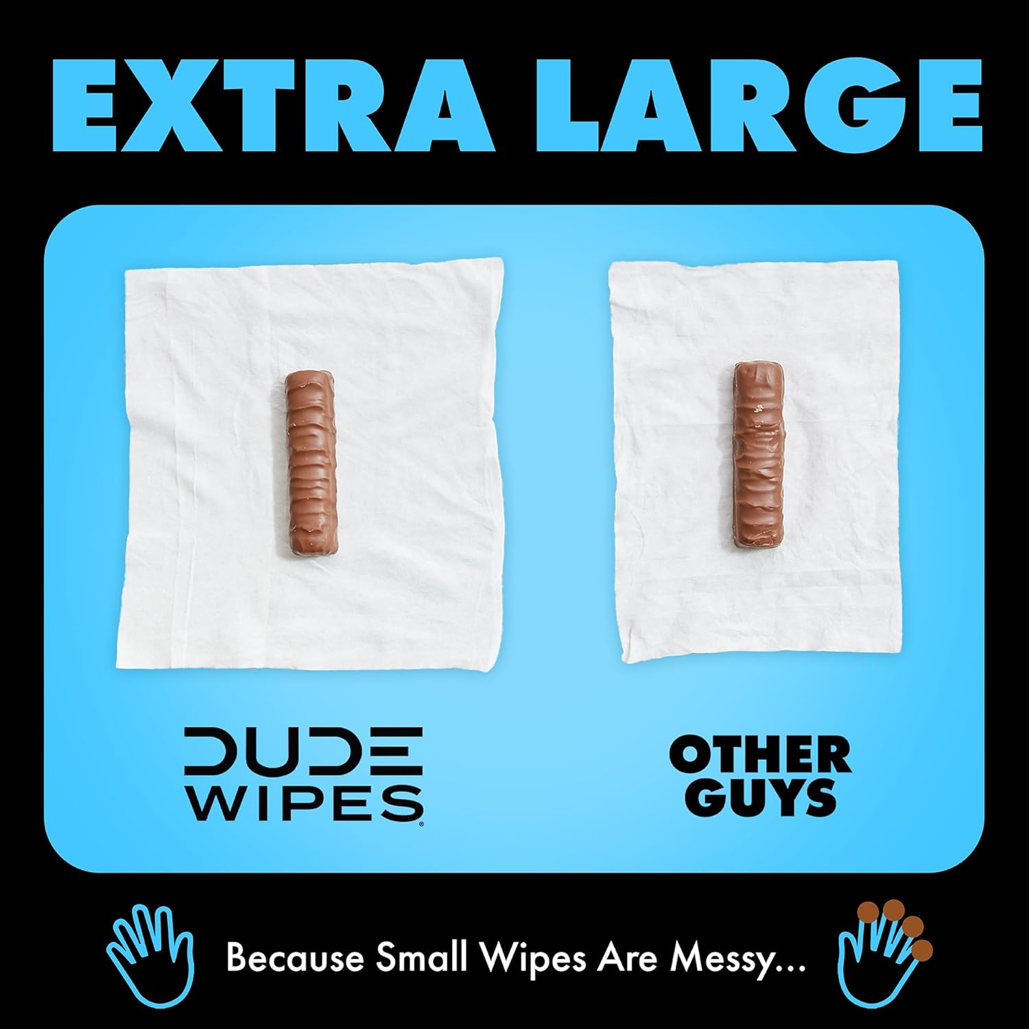 duke unscented extra-large adult wet wipes - 3 pack, 144 flushable wipes, septic and sewer safe