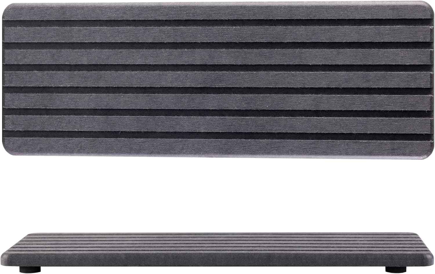 2 PCS Water Absorbent diatomite Coasters, 8.3" x 4" Water Absorbing Stone Tray for Sink, Stone Drying mat for Kitchen Counter, Stone soap Tray Used for Hand Soaps & toiletries & Plants