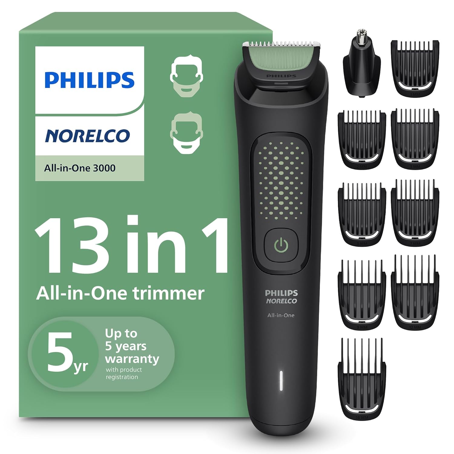 philips norelco all-in-one 13 in 1 trimmer beard groomer men's hair clipper