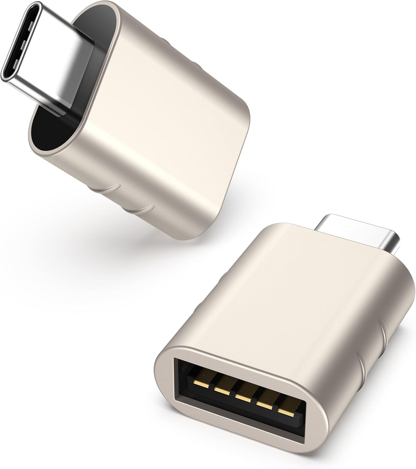 syntech usb c to usb adapter pack of 2 space grey thunderbolt 4 compatible with macbook pro air surface ipad